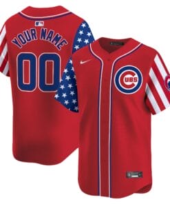 Alternative view of Chicago Cubs 2025 Memorial Day Vapor Premier Limited Custom Jersey - All Stitched