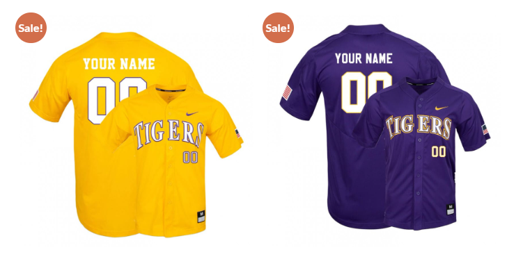 Custom LSU Tigers Jersey