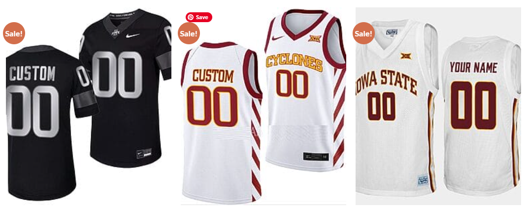 custom Iowa State jersey