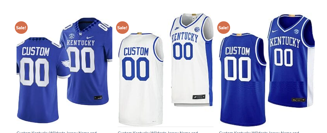 Custom Kentucky Wildcats Jersey