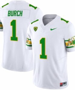 Alternative view of Oregon Ducks 'Mighty Oregon' 1984 Throwback Jersey V2 - Stitched