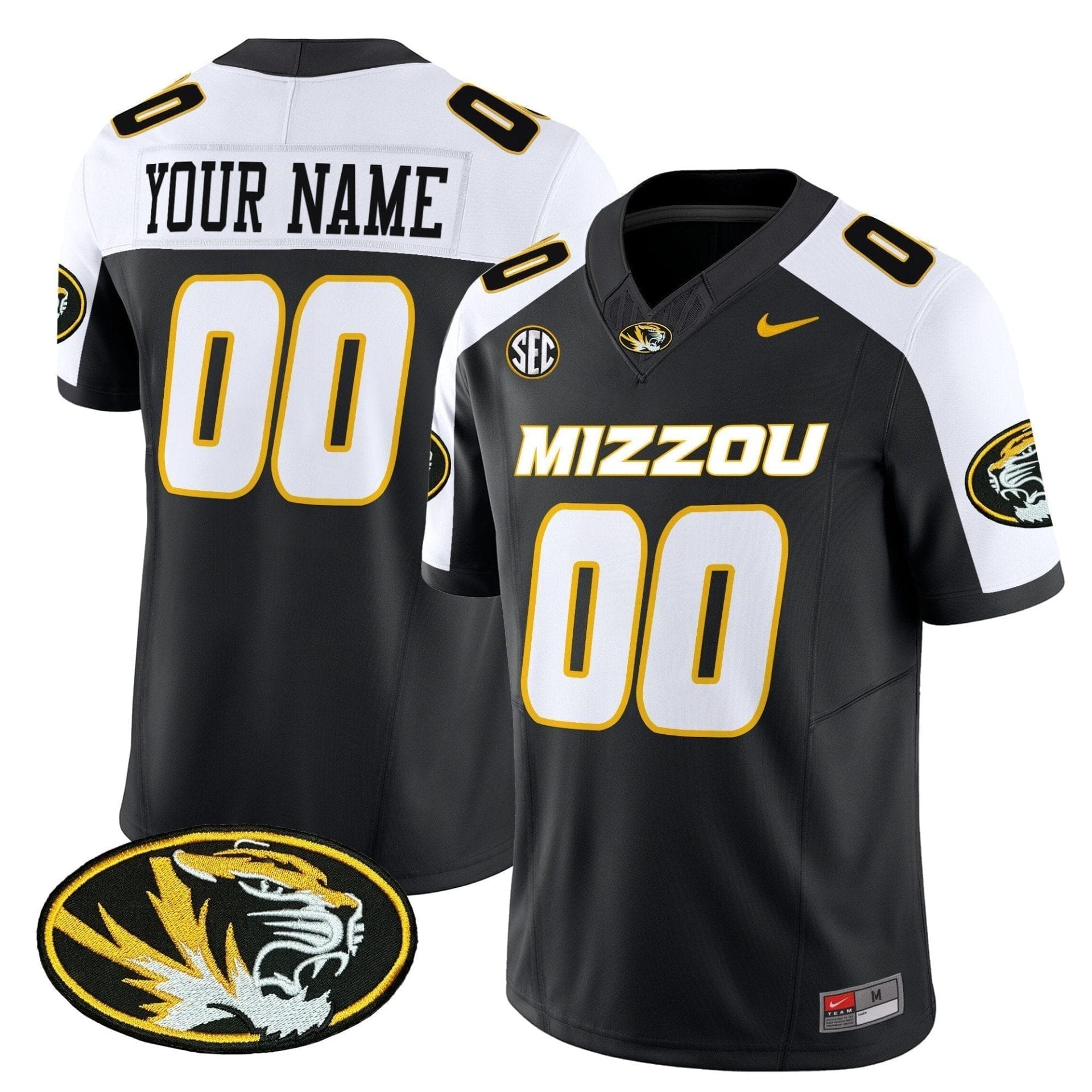 Custom Missouri Tigers Jersey Name, Number 2025 Vapor Limited All Stitched