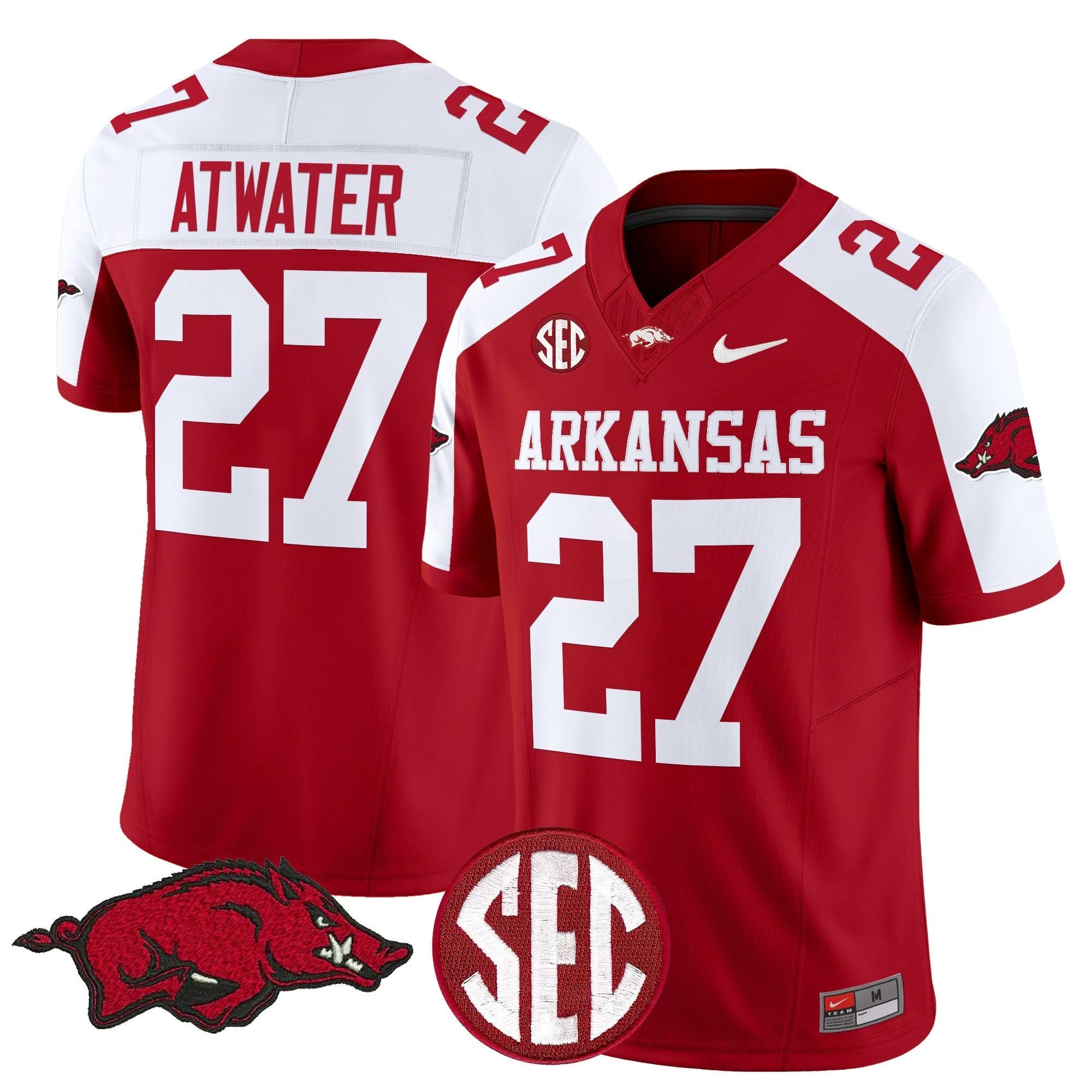 Arkansas Razorbacks Vapor Limited Jersey - All Stitched - Image 5