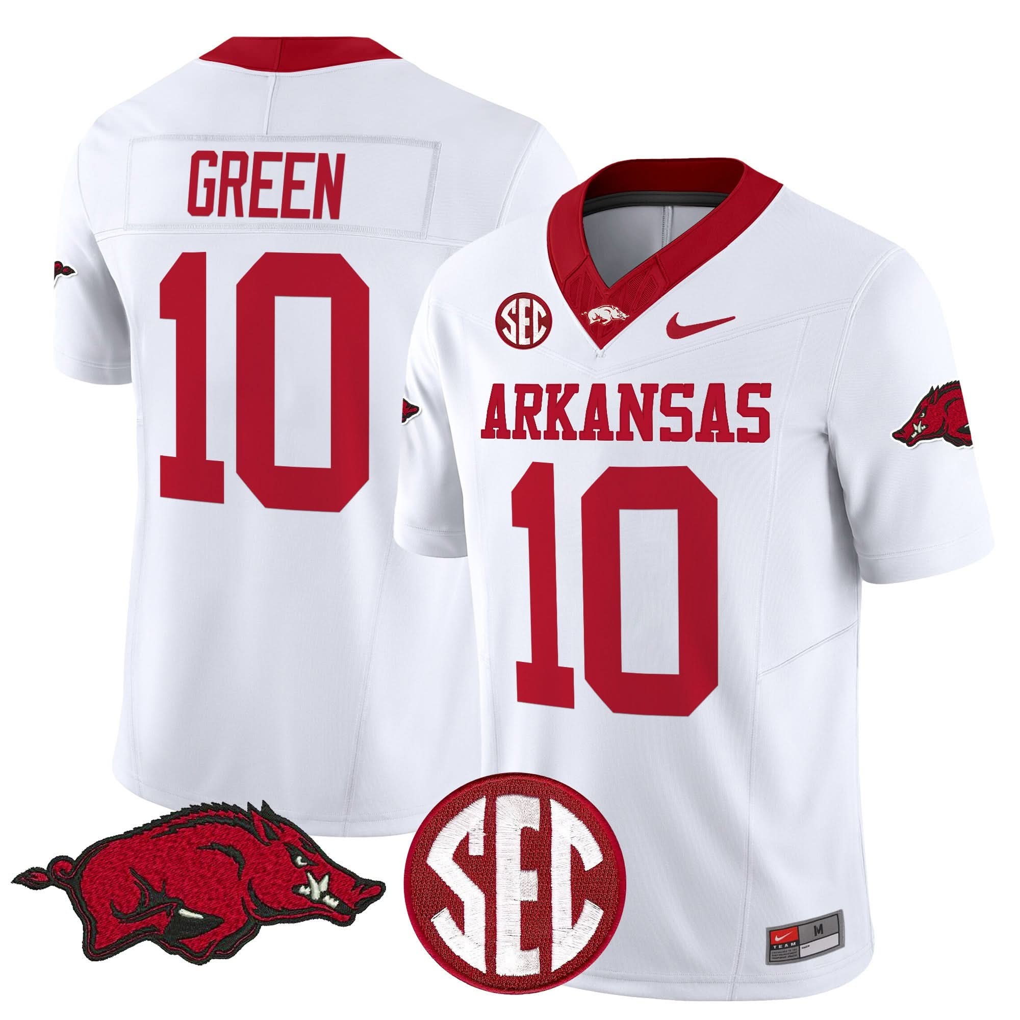 Arkansas Razorbacks Vapor Limited Jersey - All Stitched - Image 7