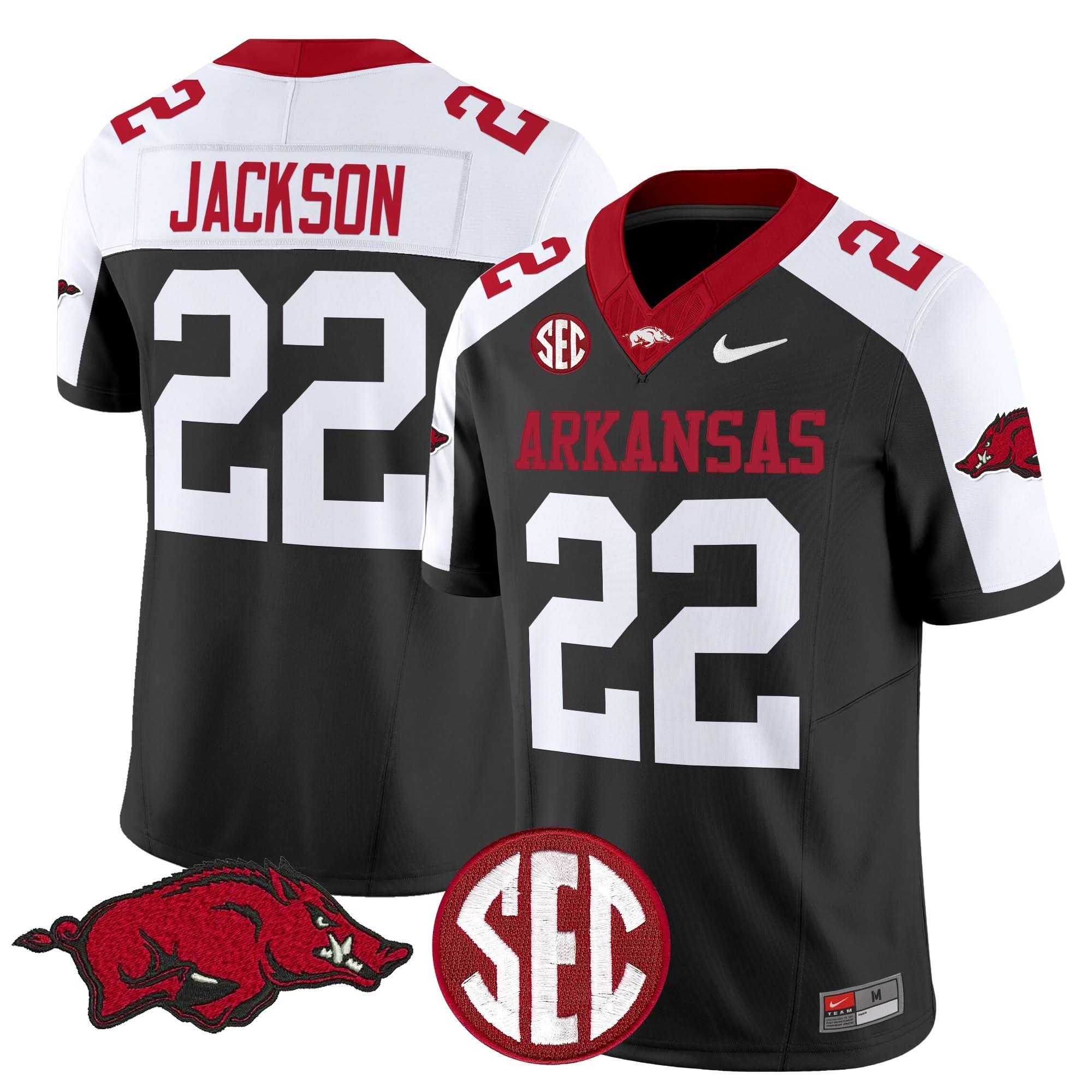Arkansas Razorbacks Vapor Limited Jersey - All Stitched - Image 12
