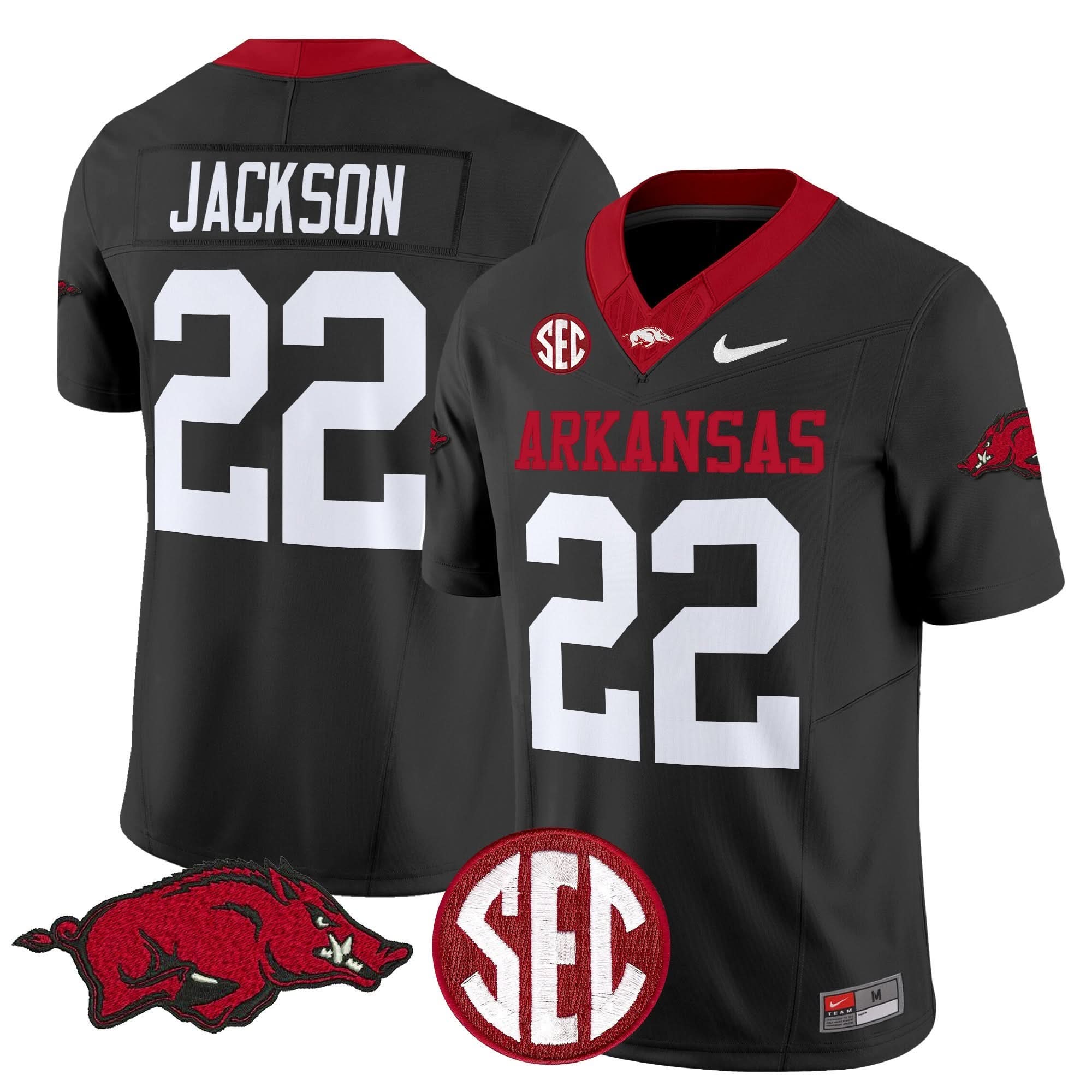 Arkansas Razorbacks Vapor Limited Jersey - All Stitched - Image 19