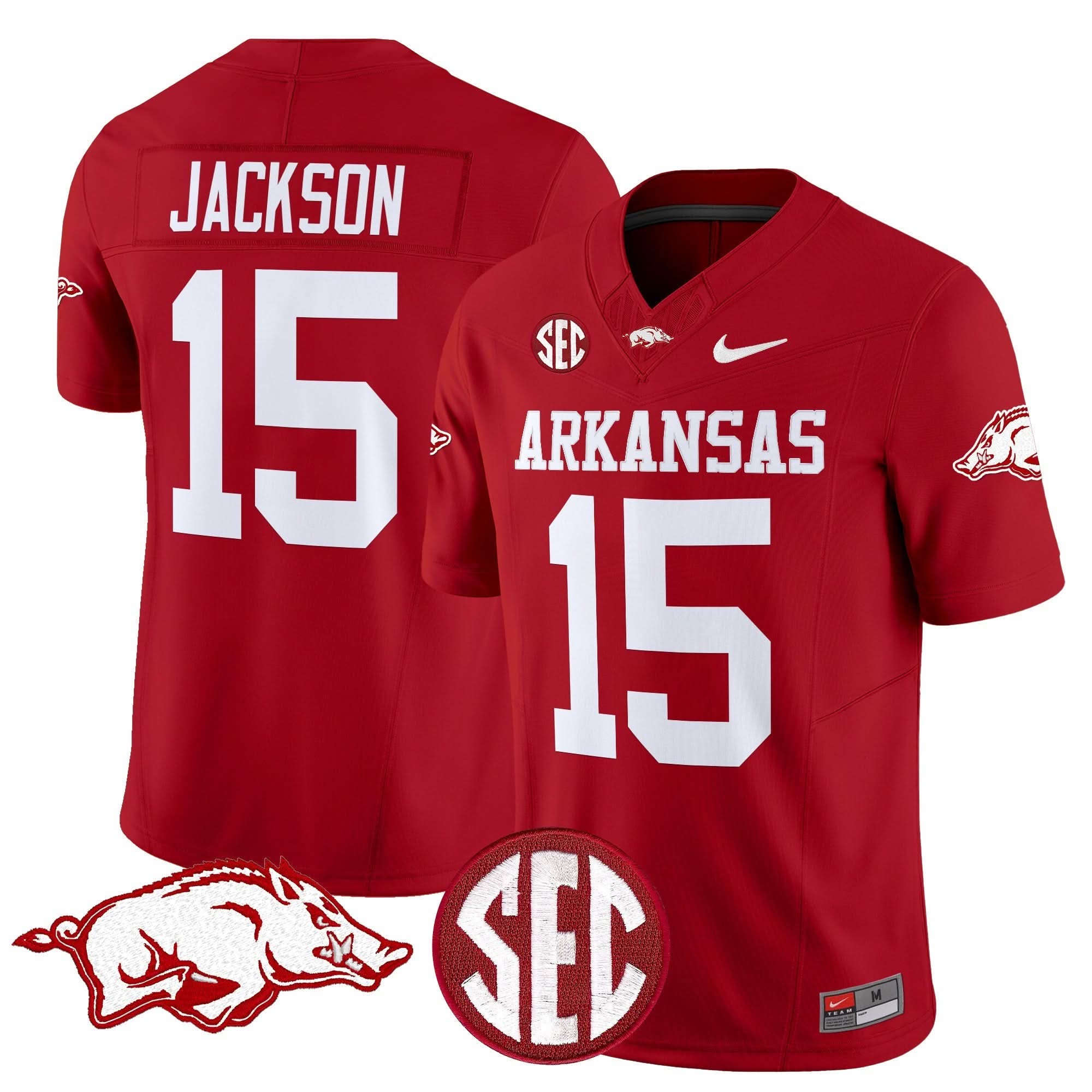 Arkansas Razorbacks Vapor Limited Jersey - All Stitched - Image 15