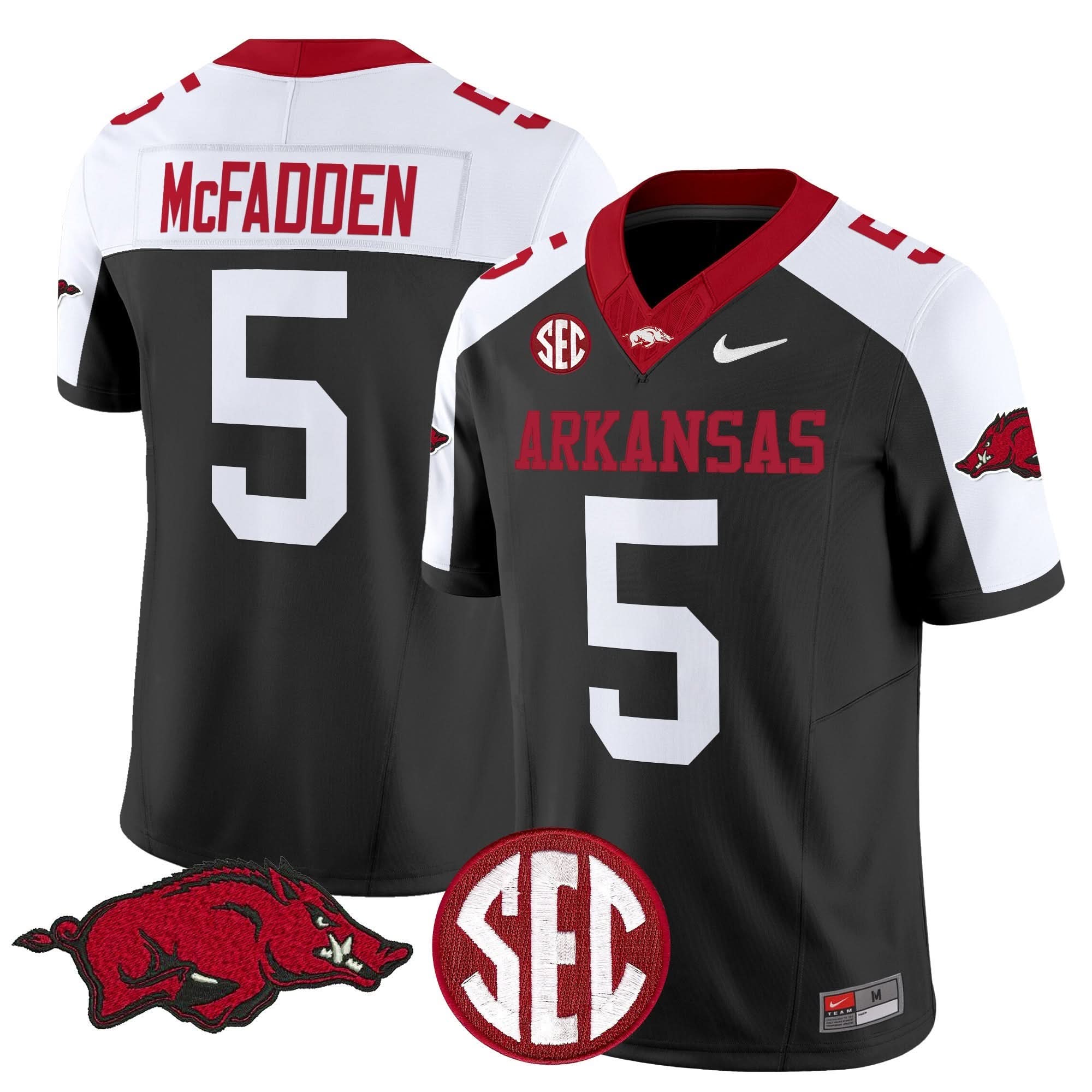 Arkansas Razorbacks Vapor Limited Jersey - All Stitched - Image 34