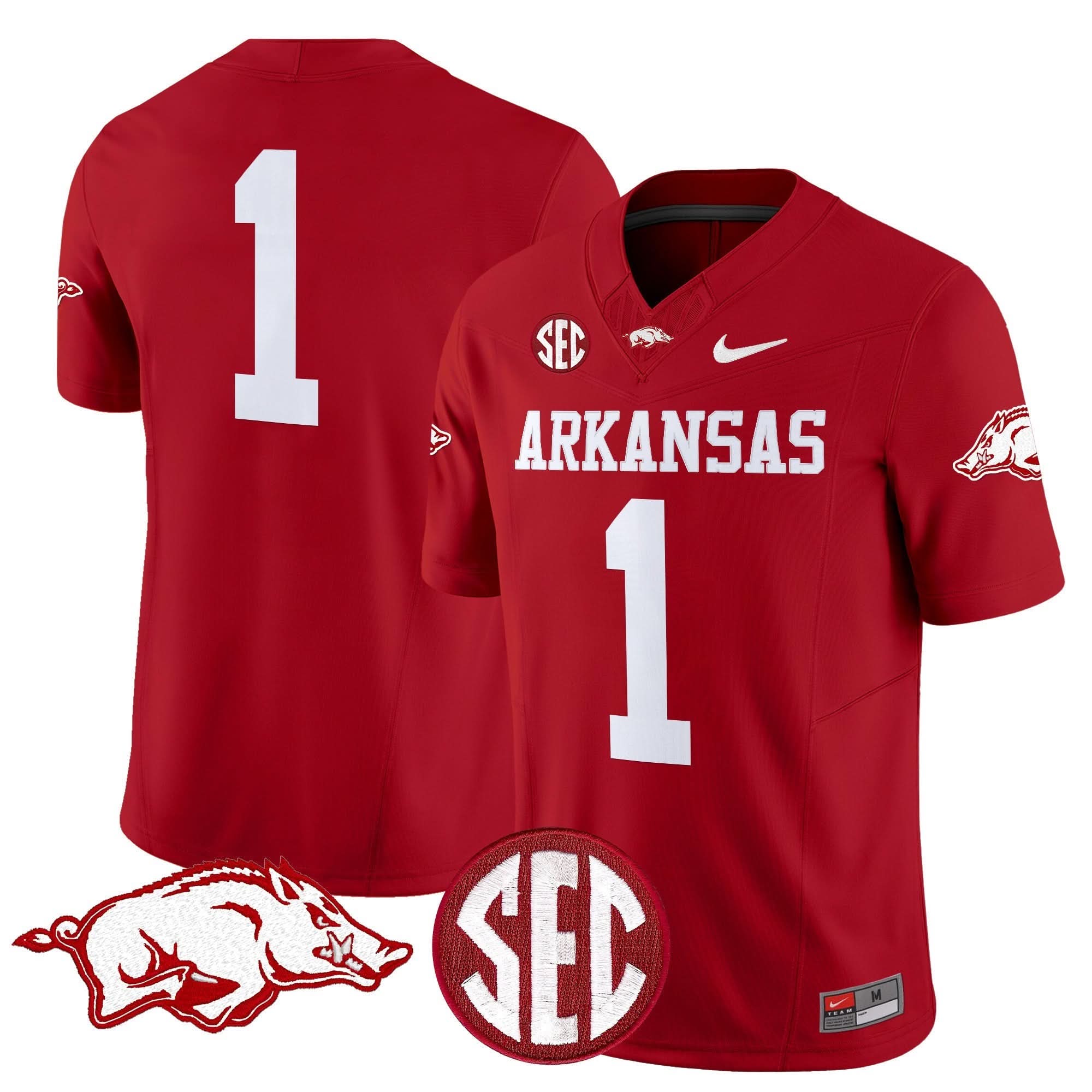Arkansas Razorbacks Vapor Limited Jersey - All Stitched - Image 17