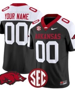 Custom Arkansas Razorbacks Jersey Name, Number Vapor Limited All Stitched