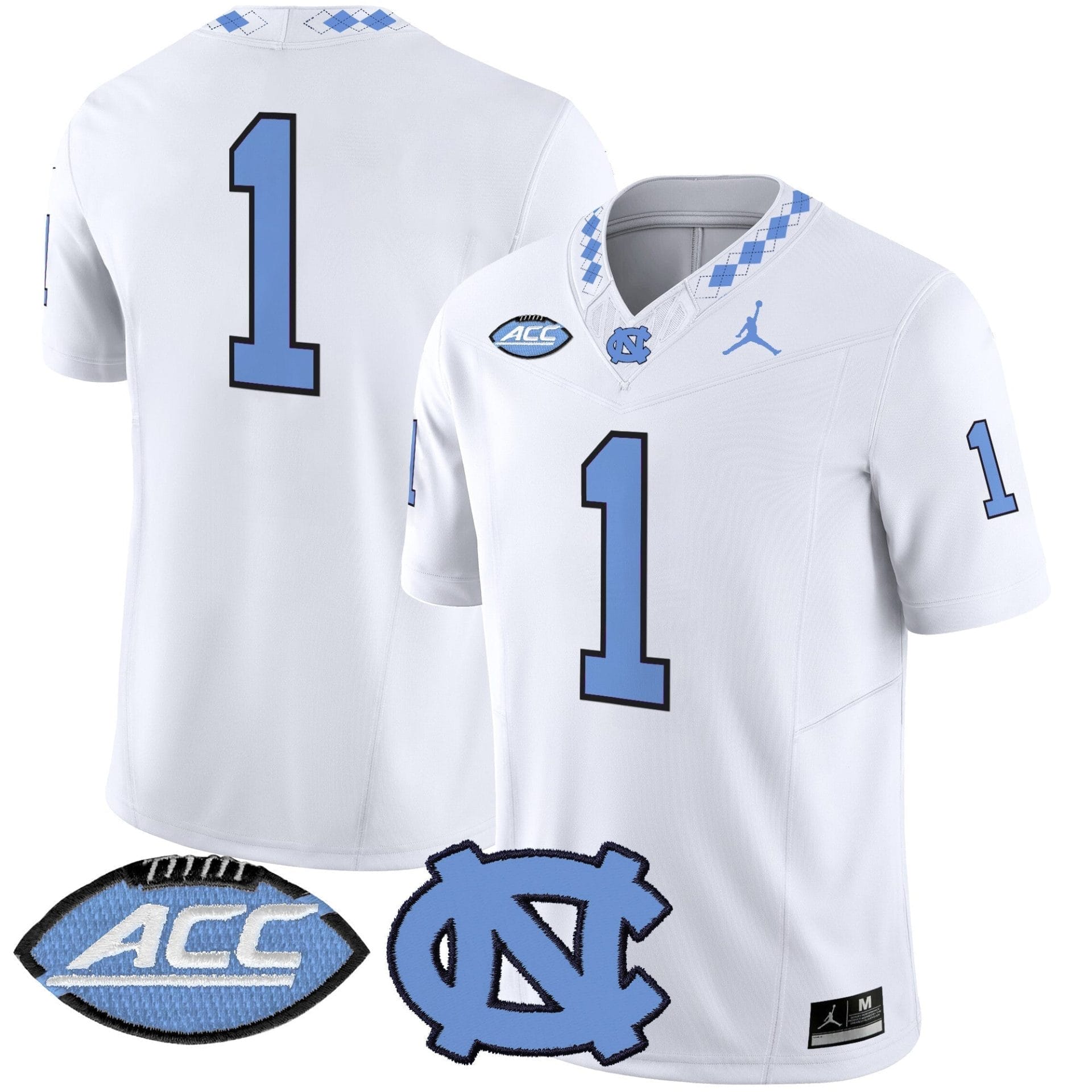 North Carolina Tar Heels 2025 Vapor Limited Jersey - All Stitched - Image 29