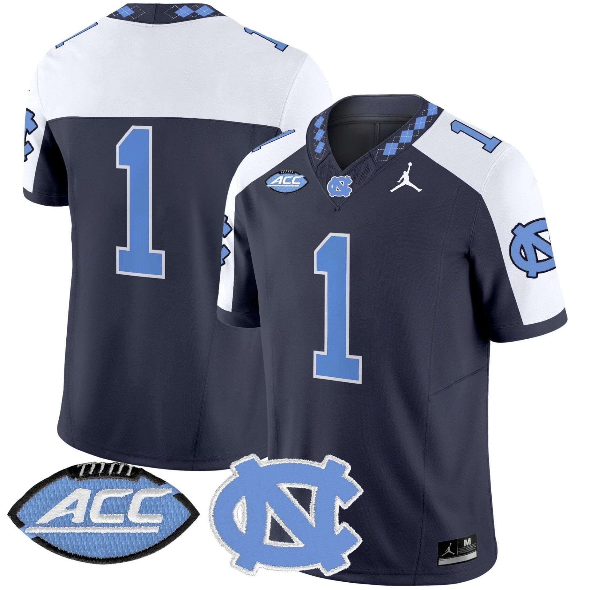 North Carolina Tar Heels 2025 Vapor Limited Jersey - All Stitched - Image 12