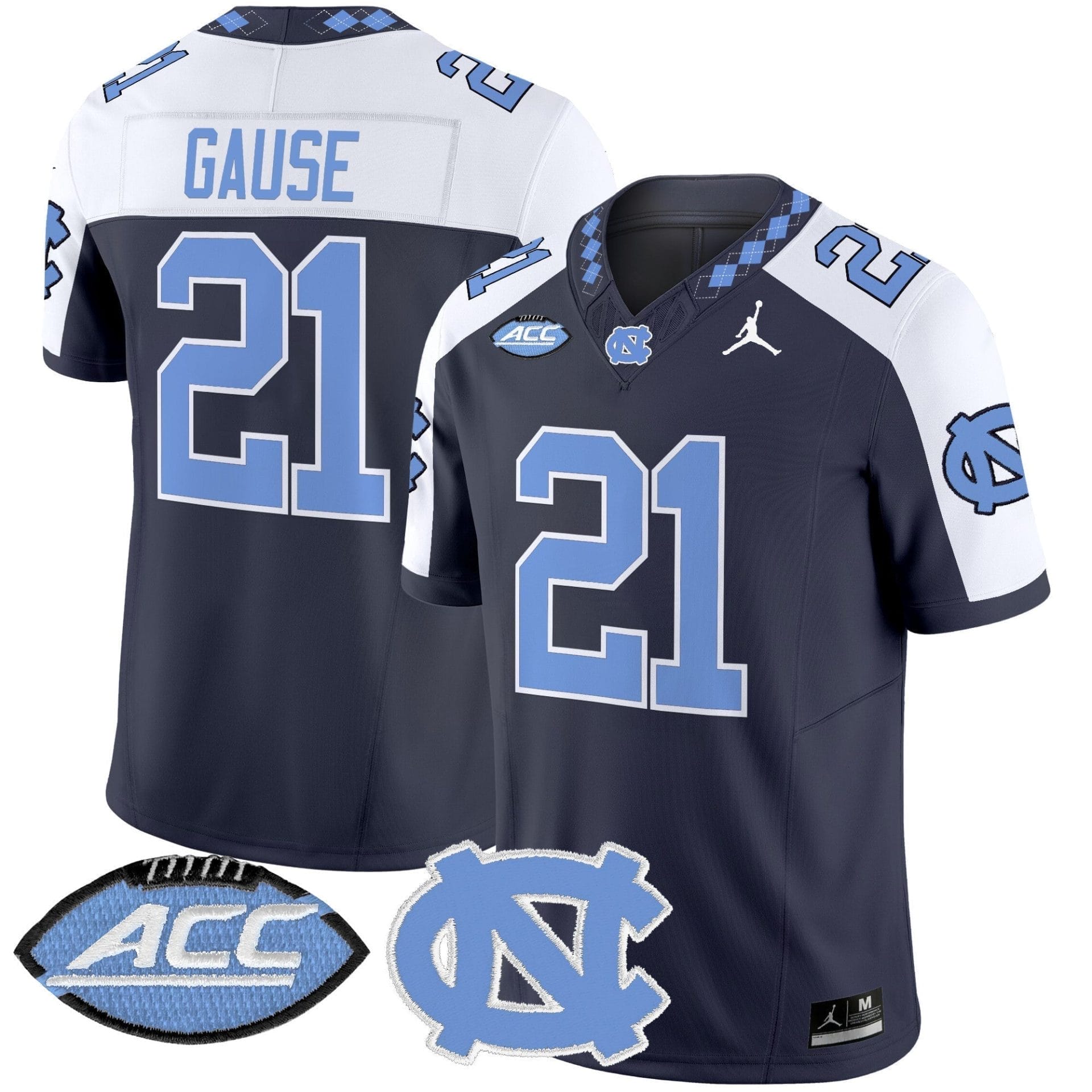 North Carolina Tar Heels 2025 Vapor Limited Jersey - All Stitched - Image 37