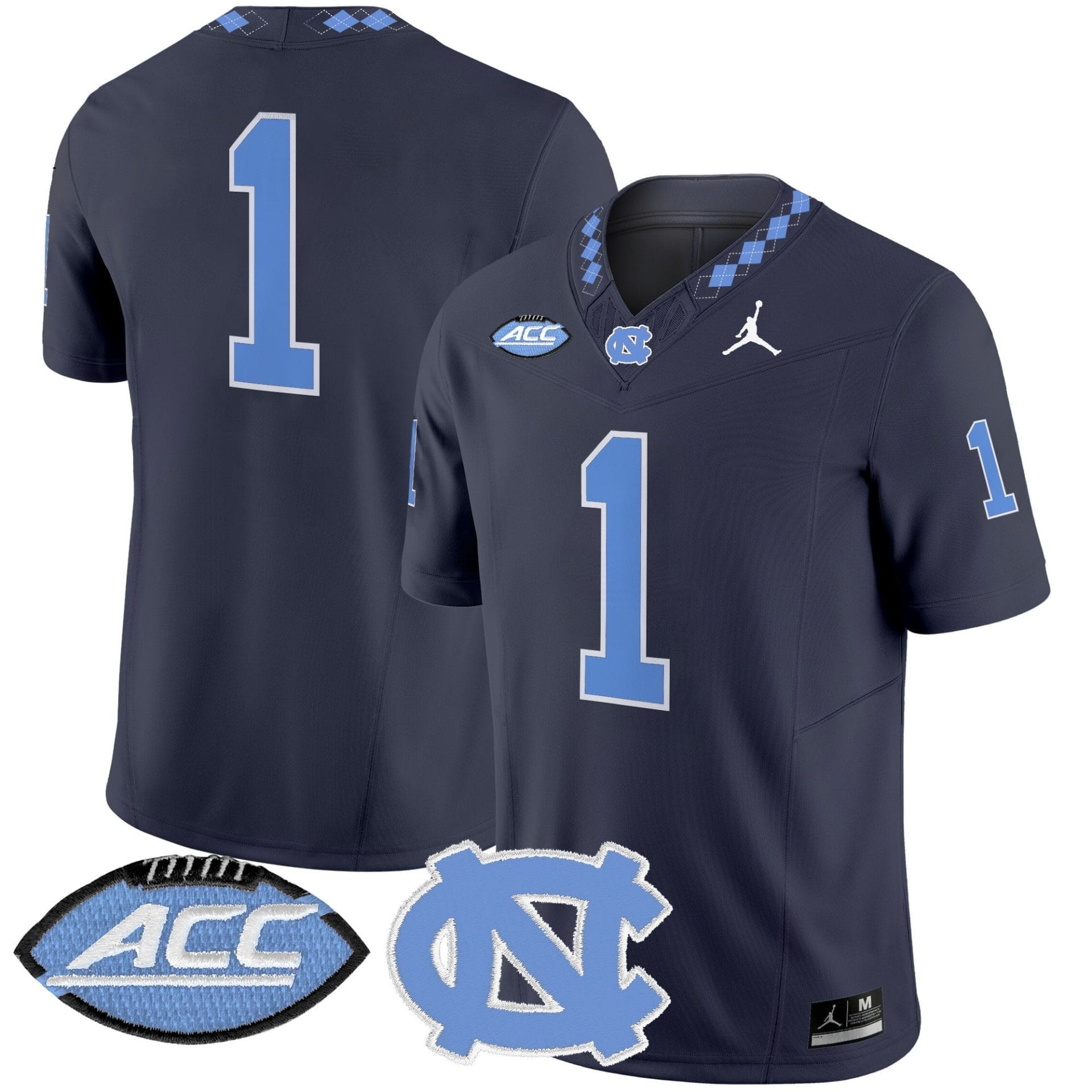 North Carolina Tar Heels 2025 Vapor Limited Jersey - All Stitched - Image 17