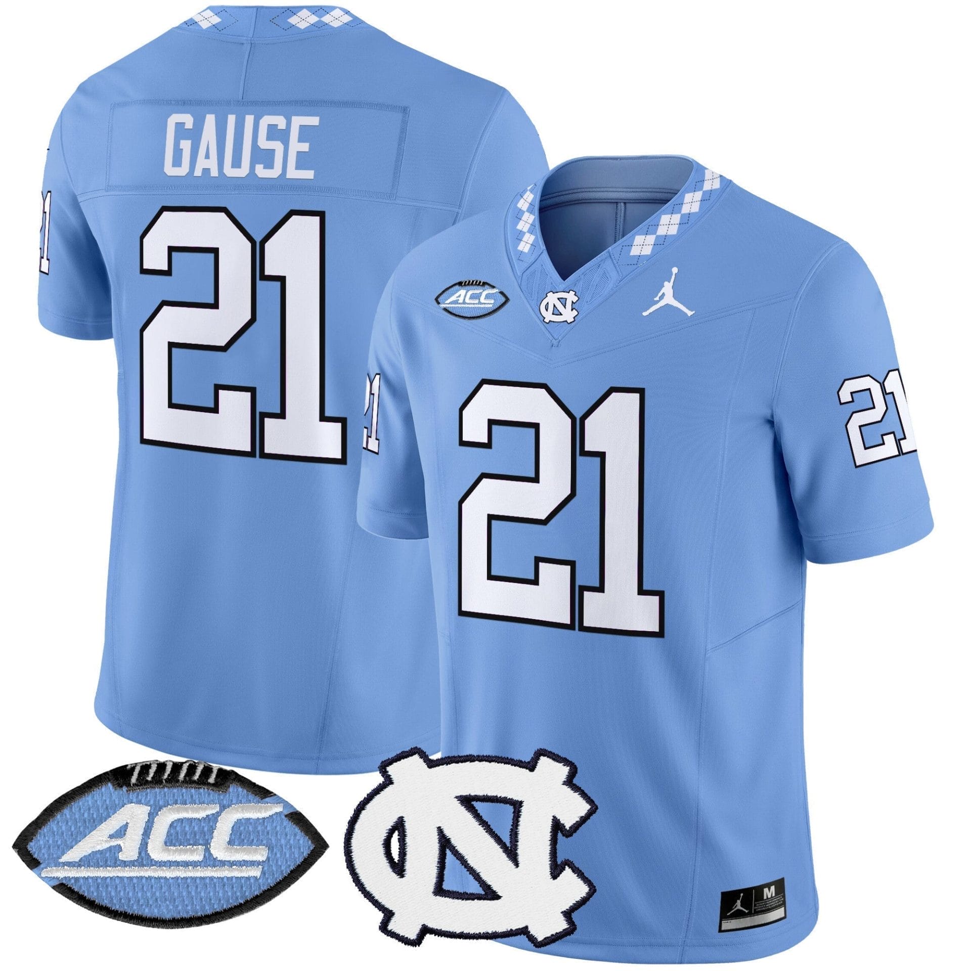 North Carolina Tar Heels 2025 Vapor Limited Jersey - All Stitched - Image 44