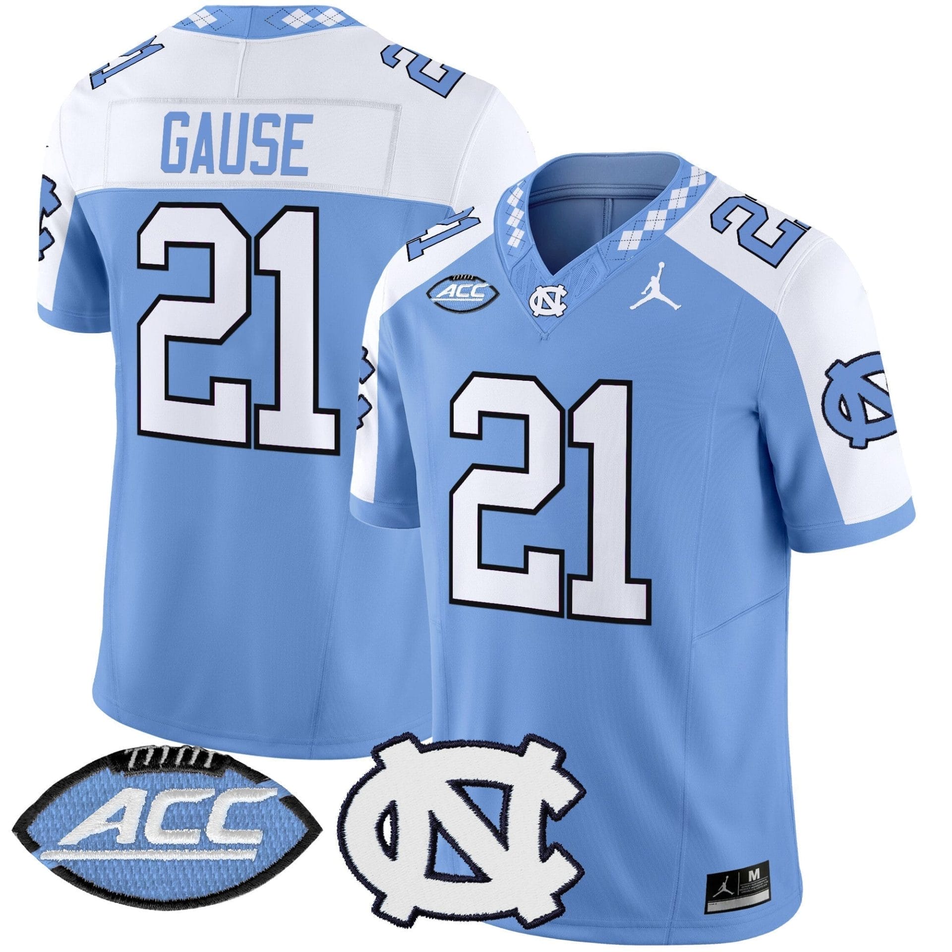 North Carolina Tar Heels 2025 Vapor Limited Jersey - All Stitched - Image 30