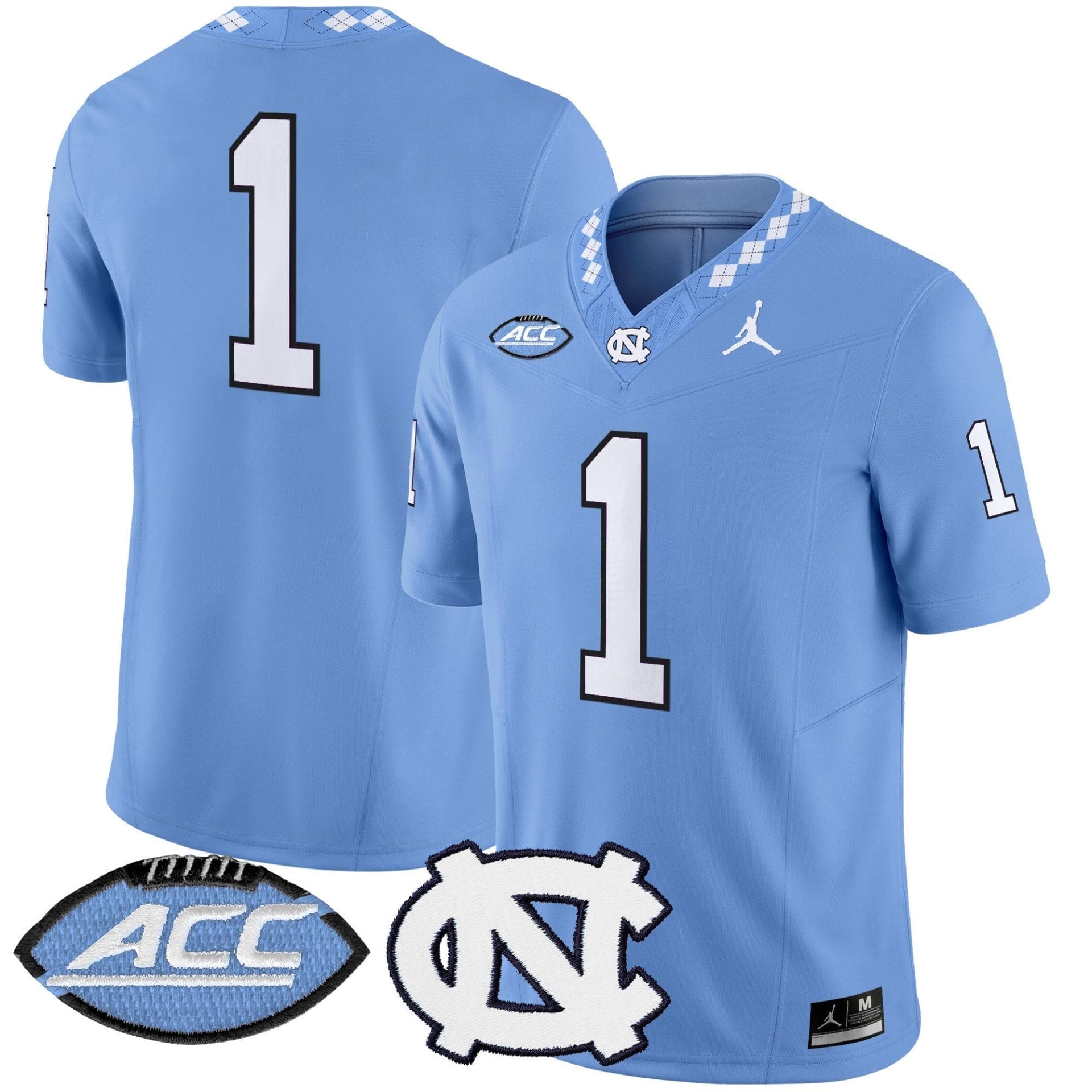 North Carolina Tar Heels 2025 Vapor Limited Jersey - All Stitched - Image 5