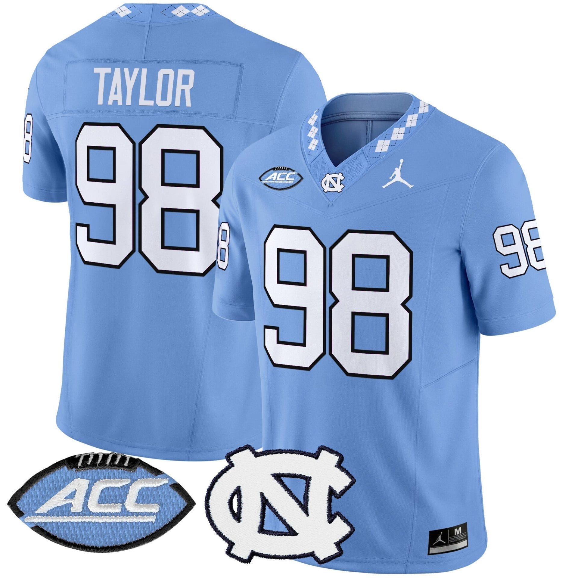 North Carolina Tar Heels 2025 Vapor Limited Jersey - All Stitched - Image 2