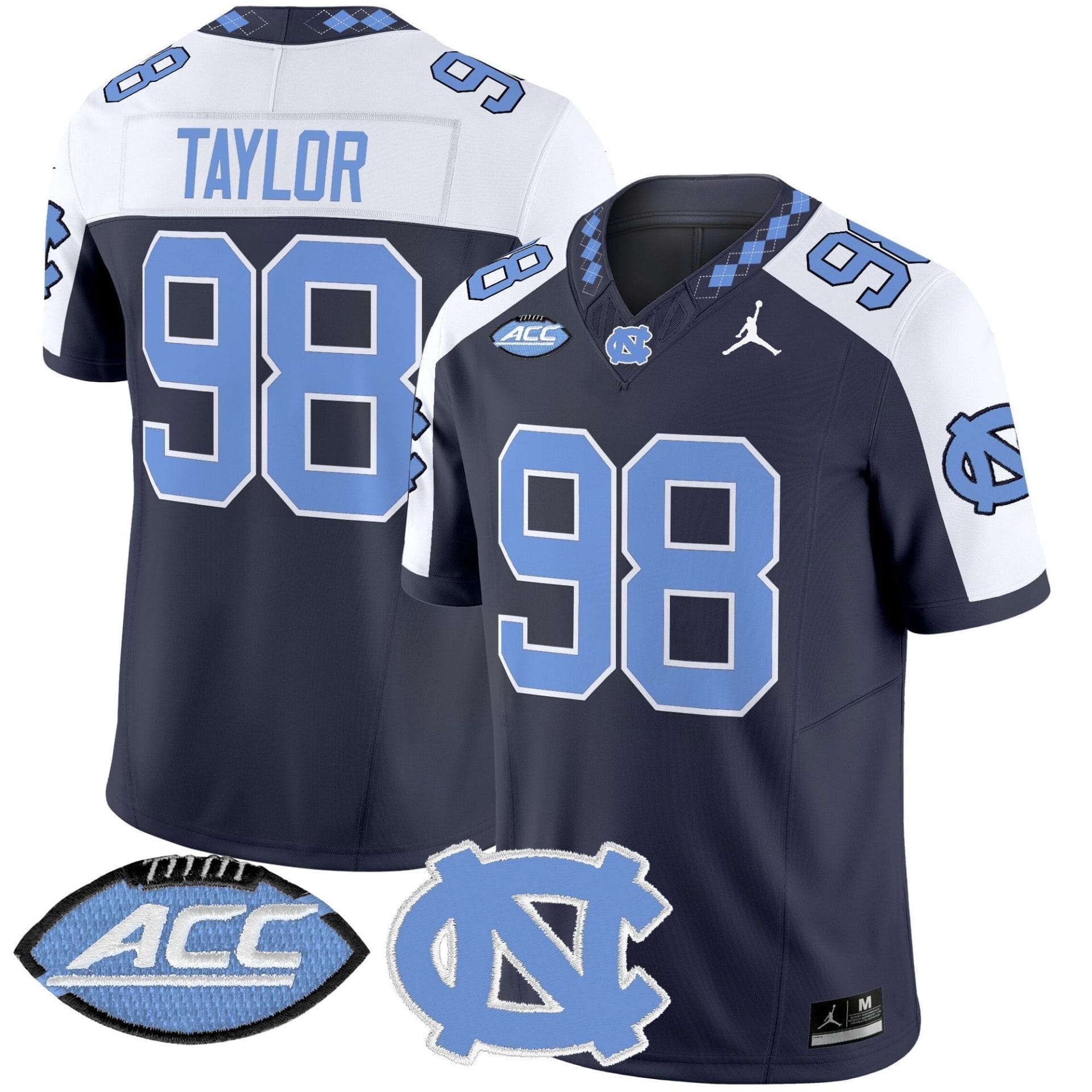 North Carolina Tar Heels 2025 Vapor Limited Jersey - All Stitched - Image 39
