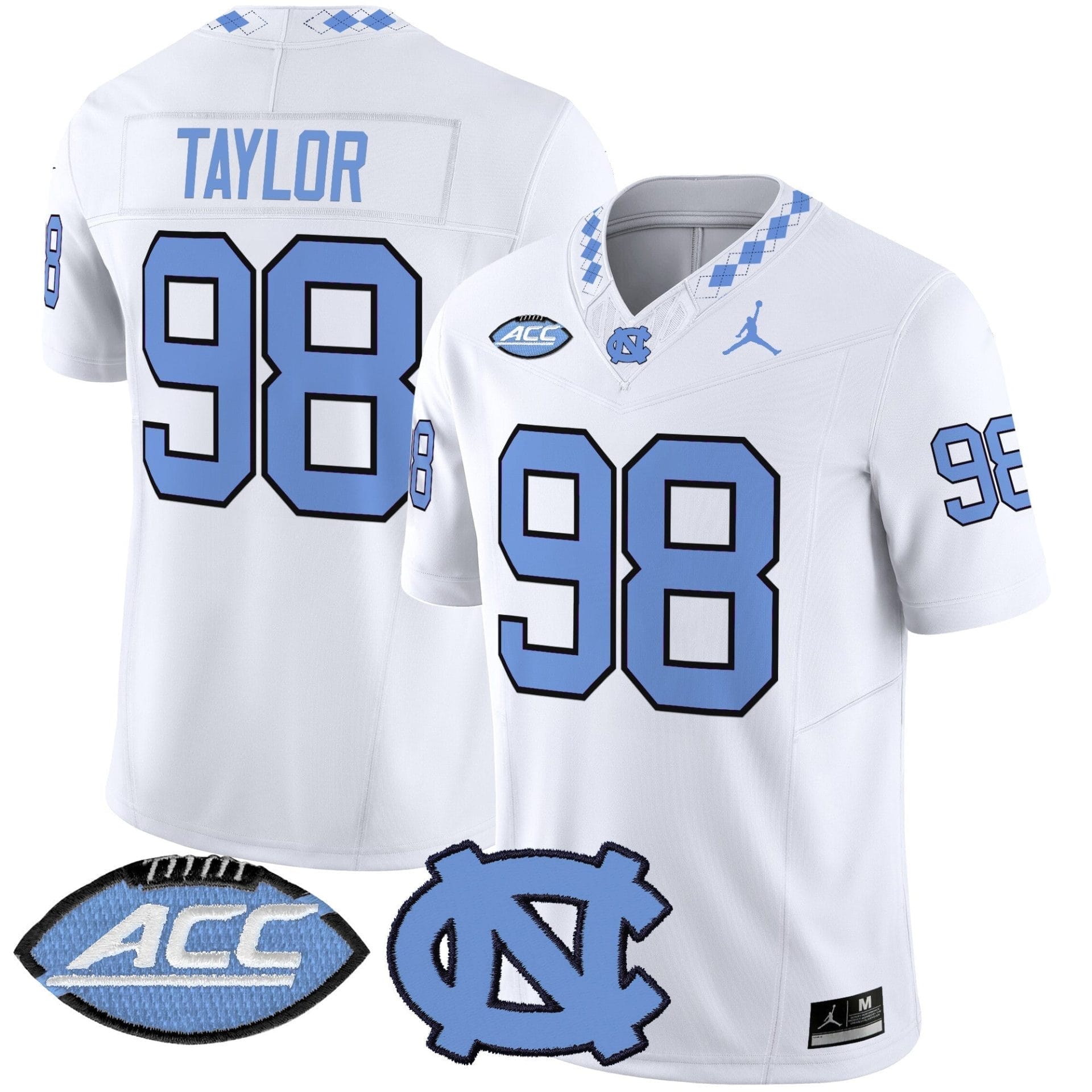 North Carolina Tar Heels 2025 Vapor Limited Jersey - All Stitched - Image 26