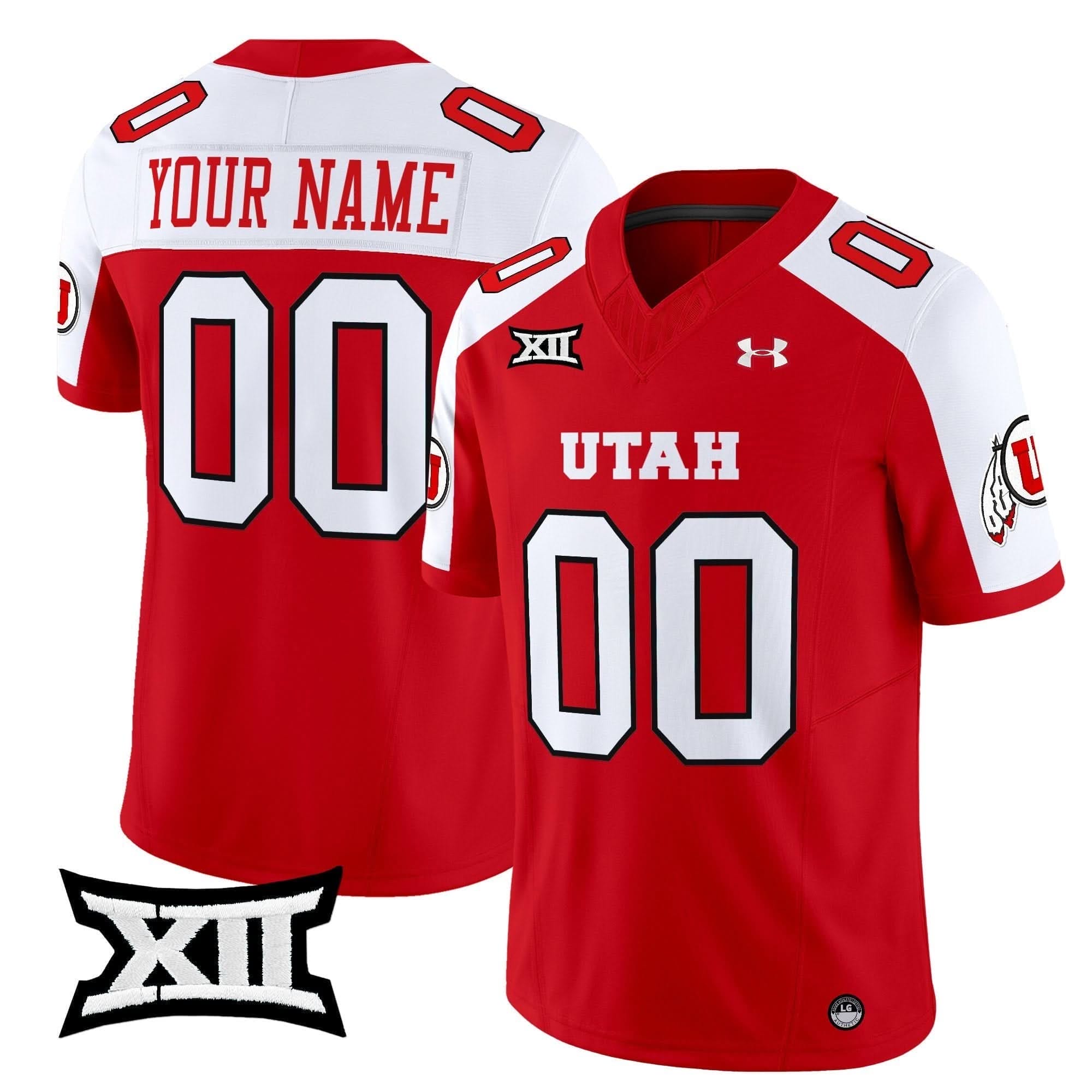 Custom Utah Utes Jersey 2025 Name and Number Vapor Limited - All Stitched - Image 4
