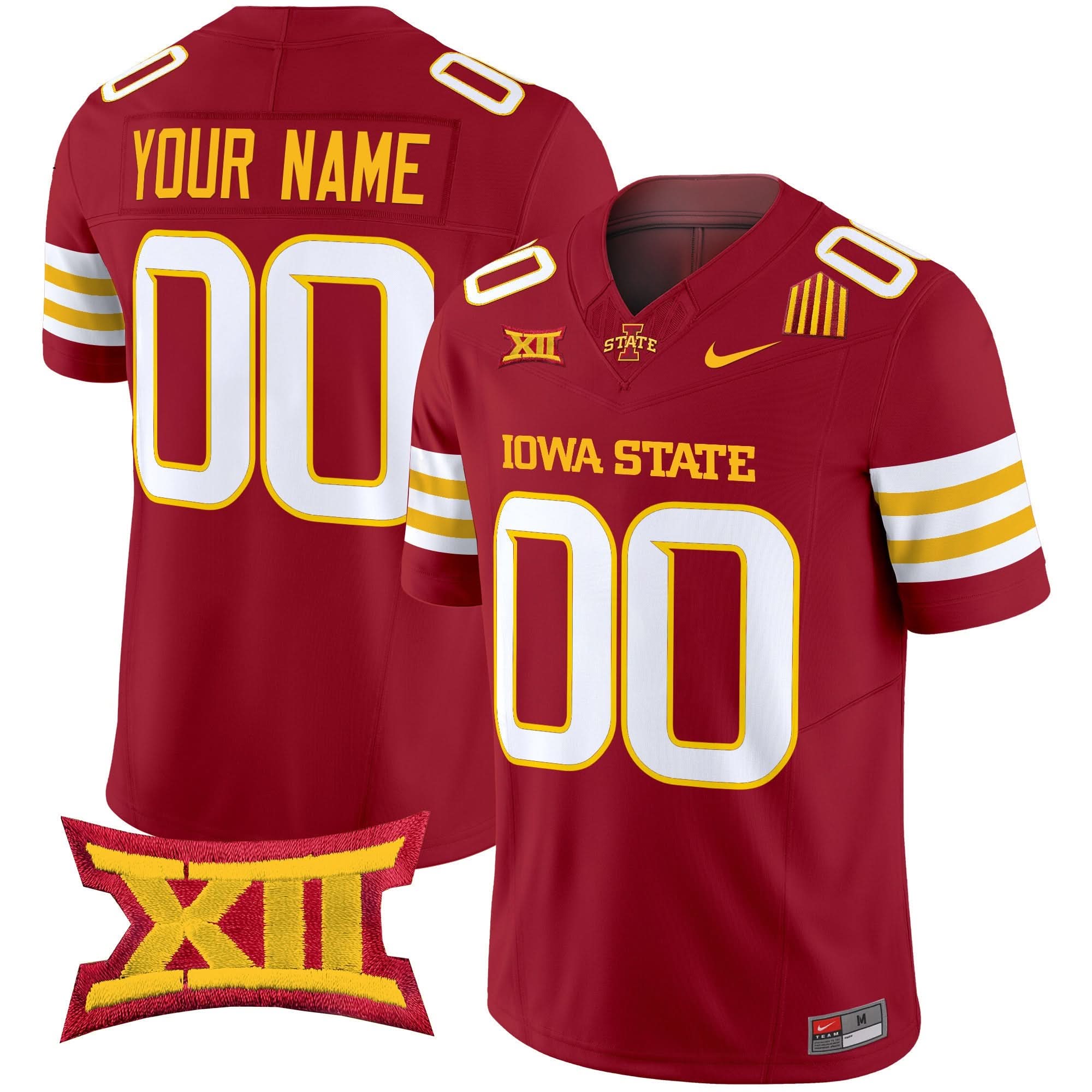 Custom Iowa State Cyclones Jersey Name, Number 2025 Vapor Limited - All Stitched - Image 3