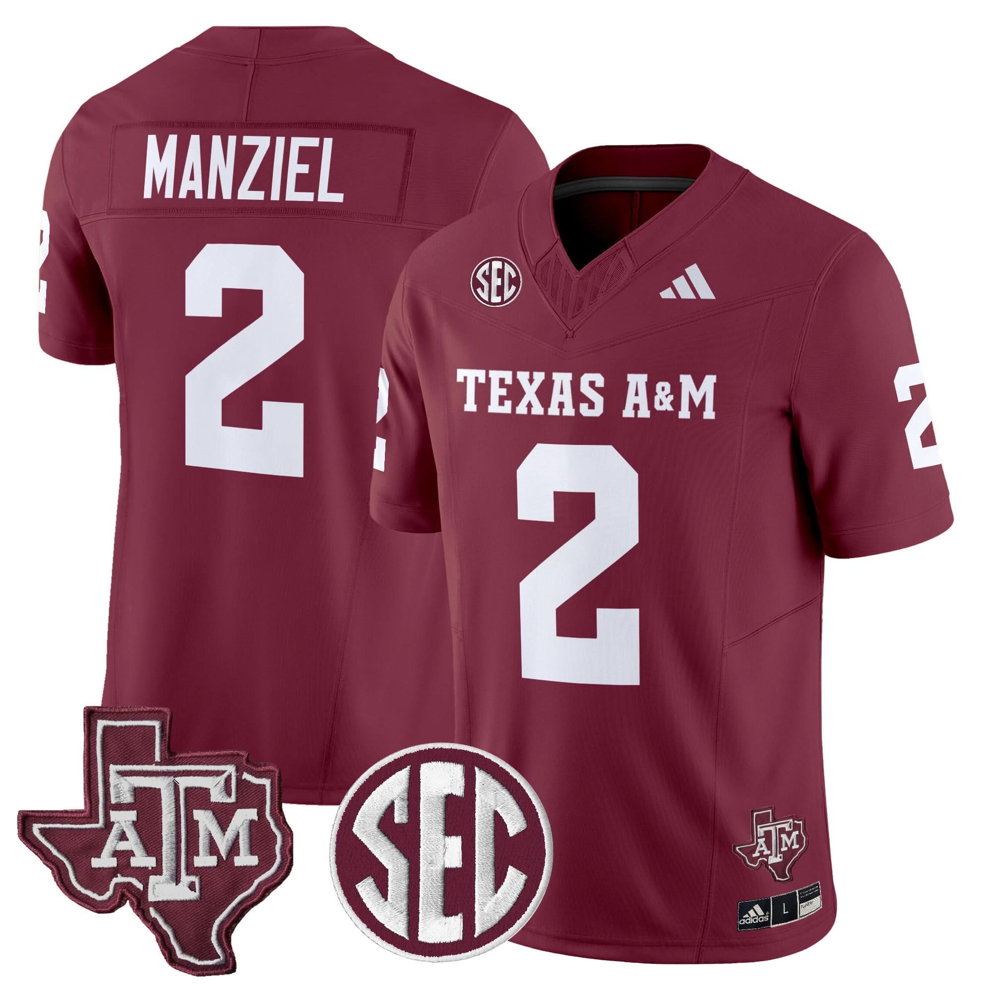 Texas A&M Aggies 2025 Vapor Limited Jersey - All Stitched - Image 11