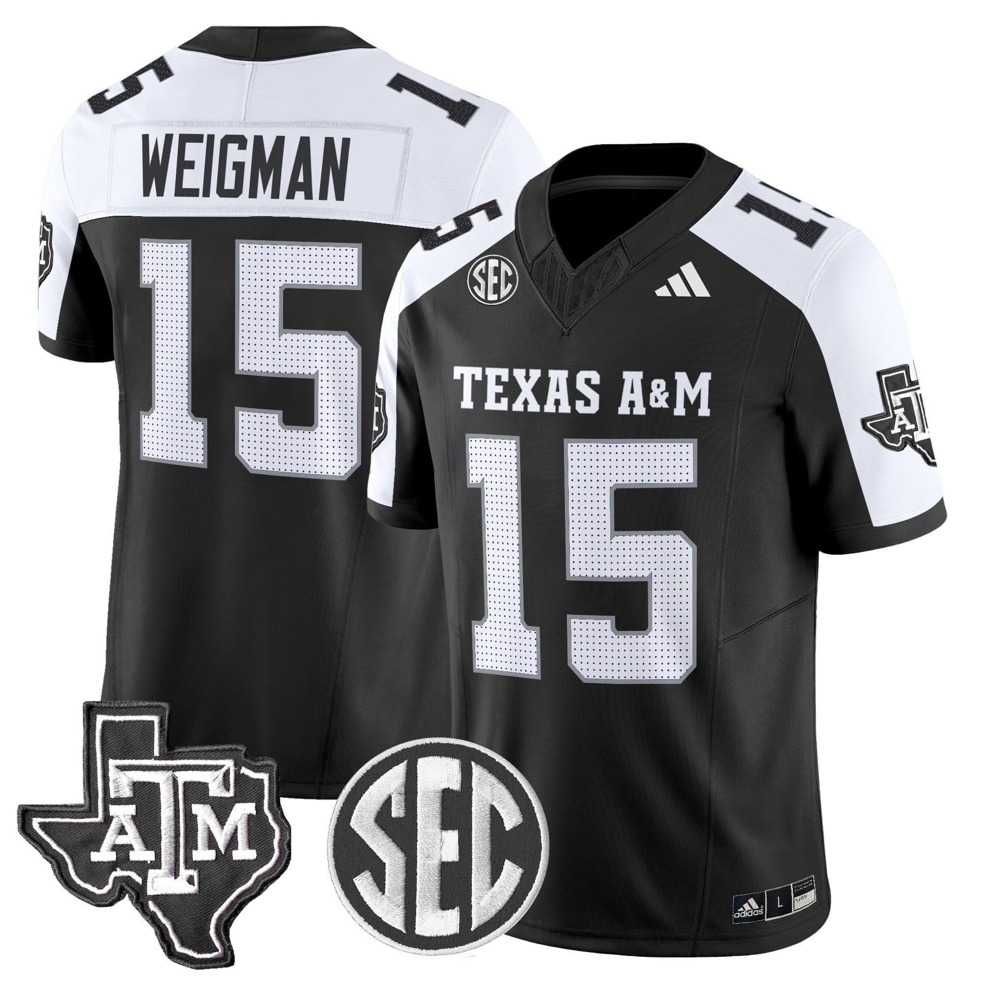 Texas A&M Aggies 2025 Vapor Limited Jersey - All Stitched - Image 3
