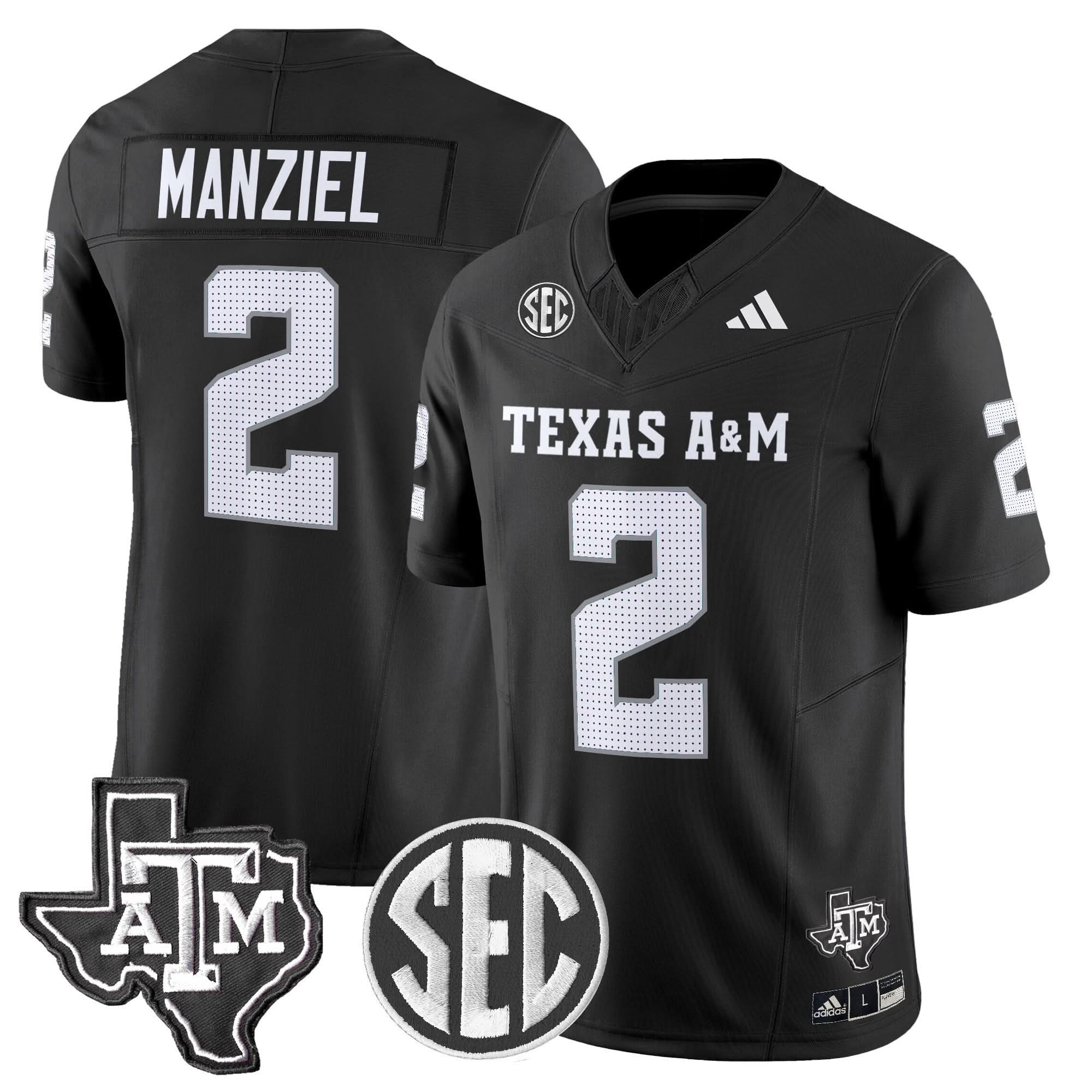 Texas A&M Aggies 2025 Vapor Limited Jersey - All Stitched - Image 19