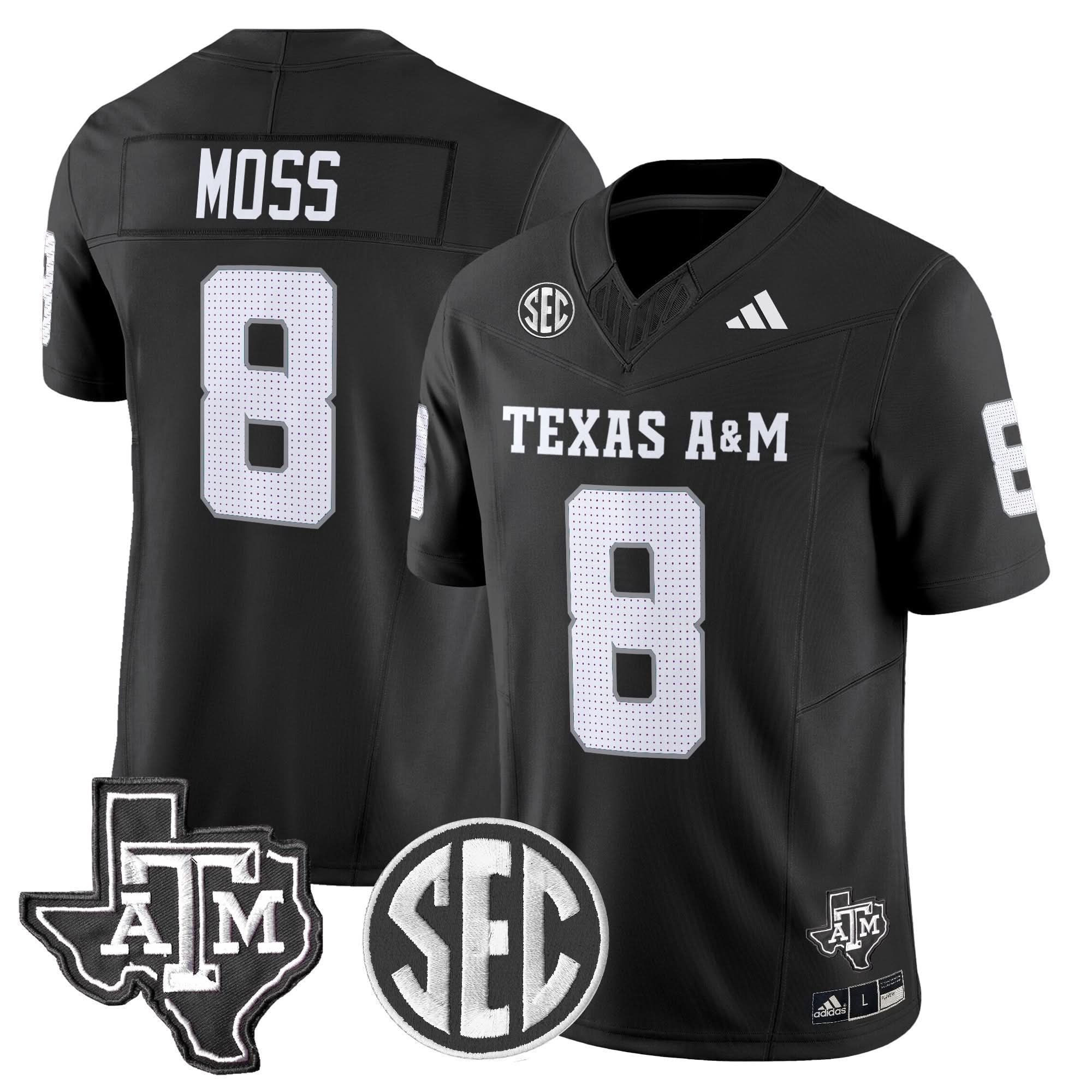 Texas A&M Aggies 2025 Vapor Limited Jersey - All Stitched - Image 16