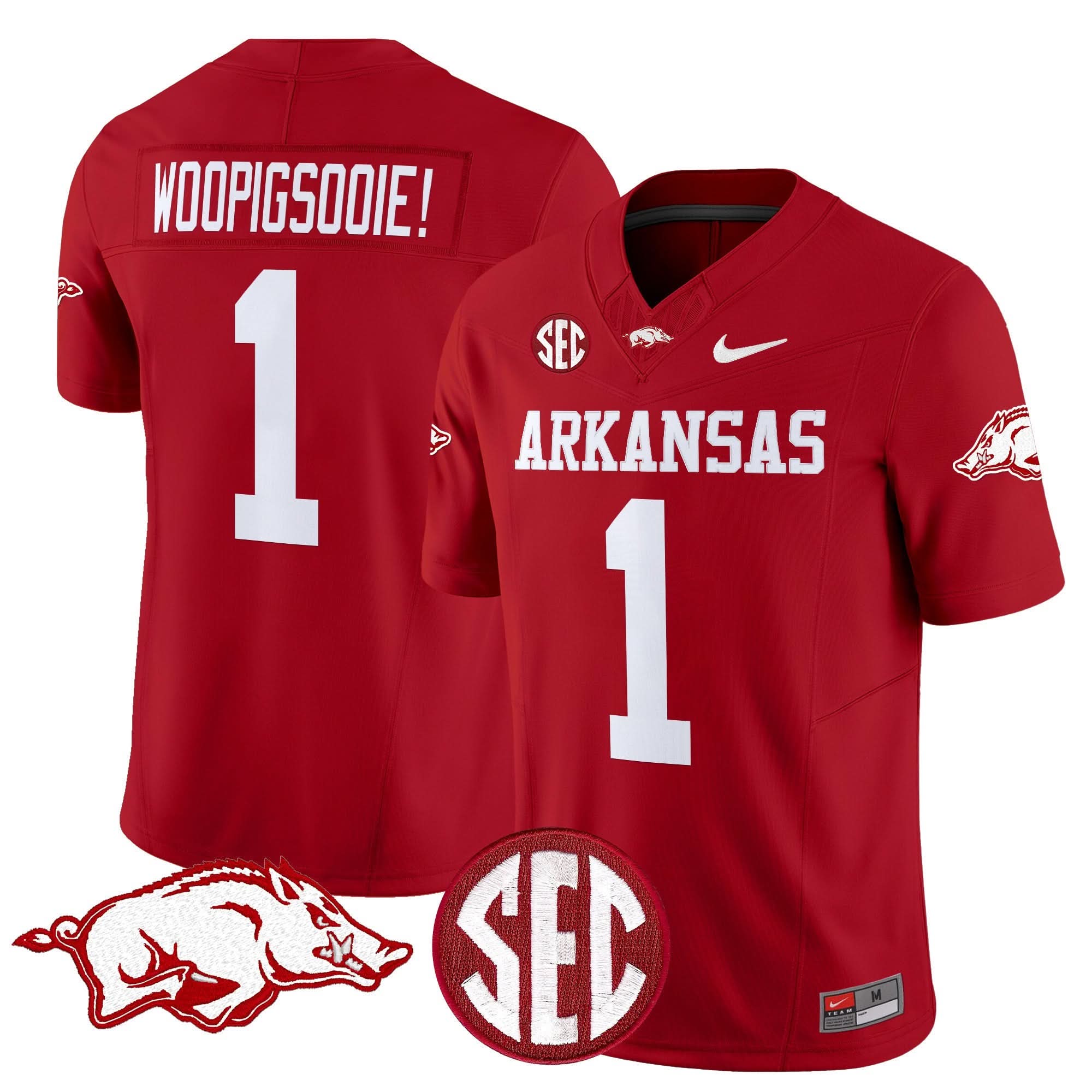 Arkansas Razorbacks Vapor Limited Jersey - All Stitched - Image 32