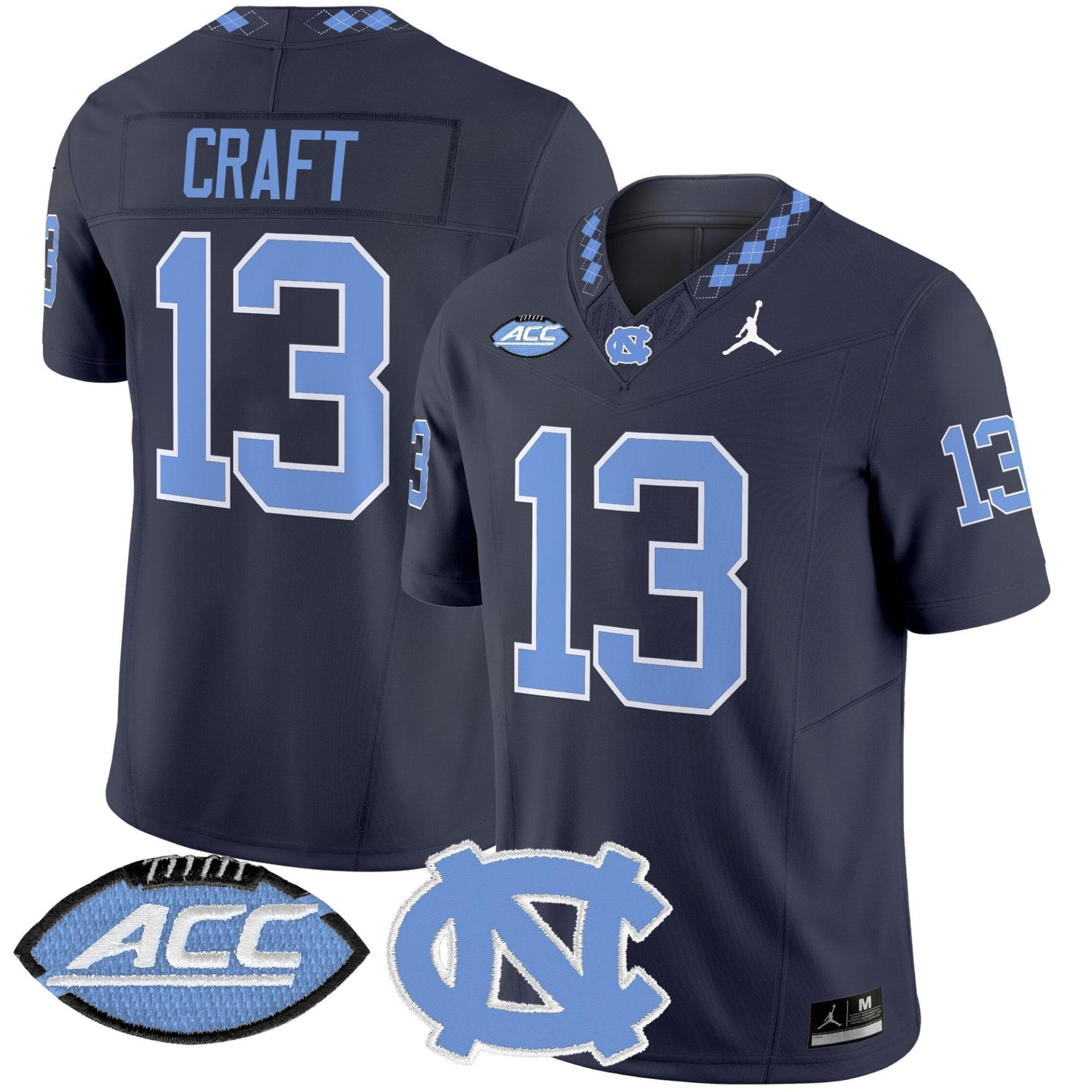 North Carolina Tar Heels 2025 Vapor Limited Jersey - All Stitched - Image 13