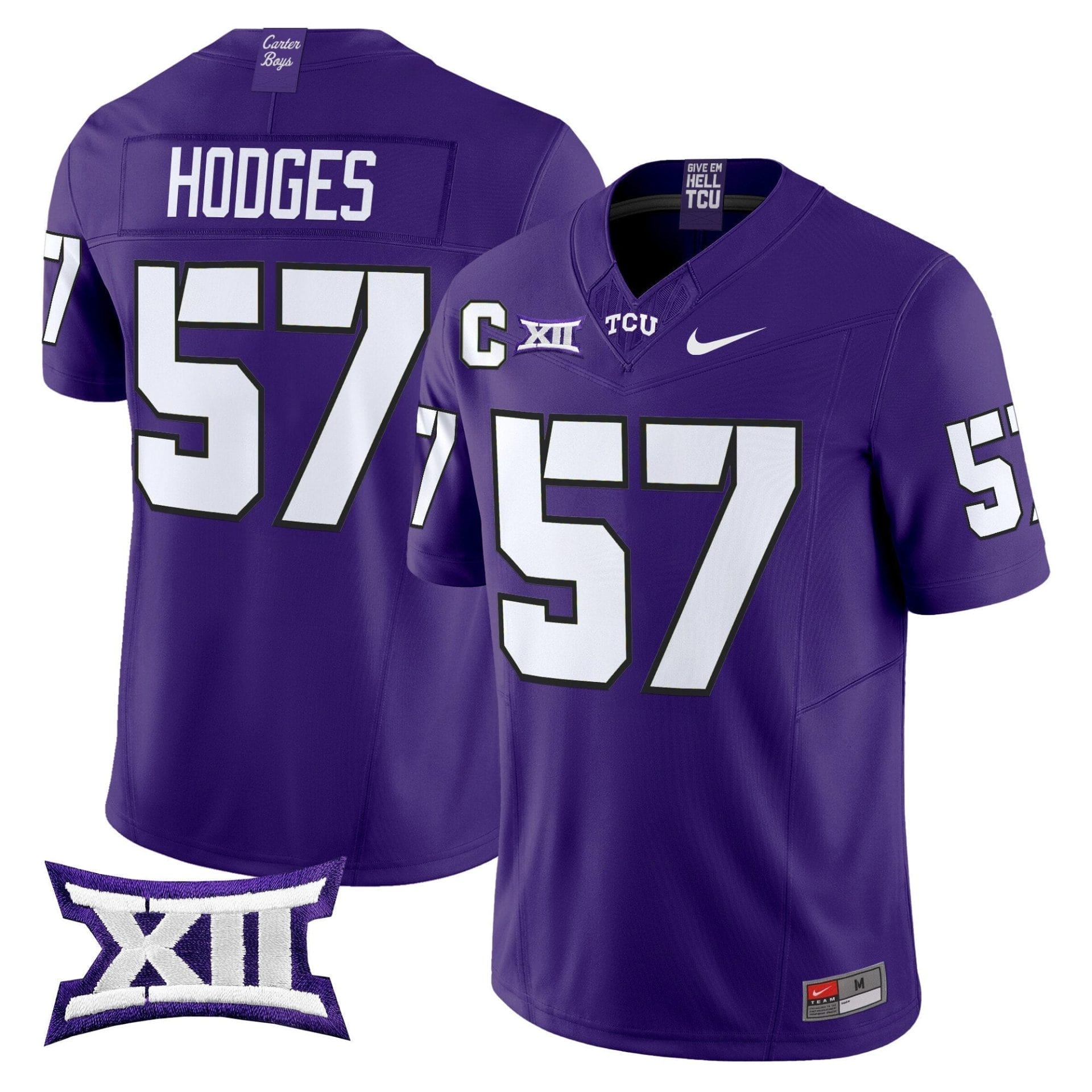 TCU Horned Frogs 2025 Vapor Limited Jersey - All stitched - Image 6
