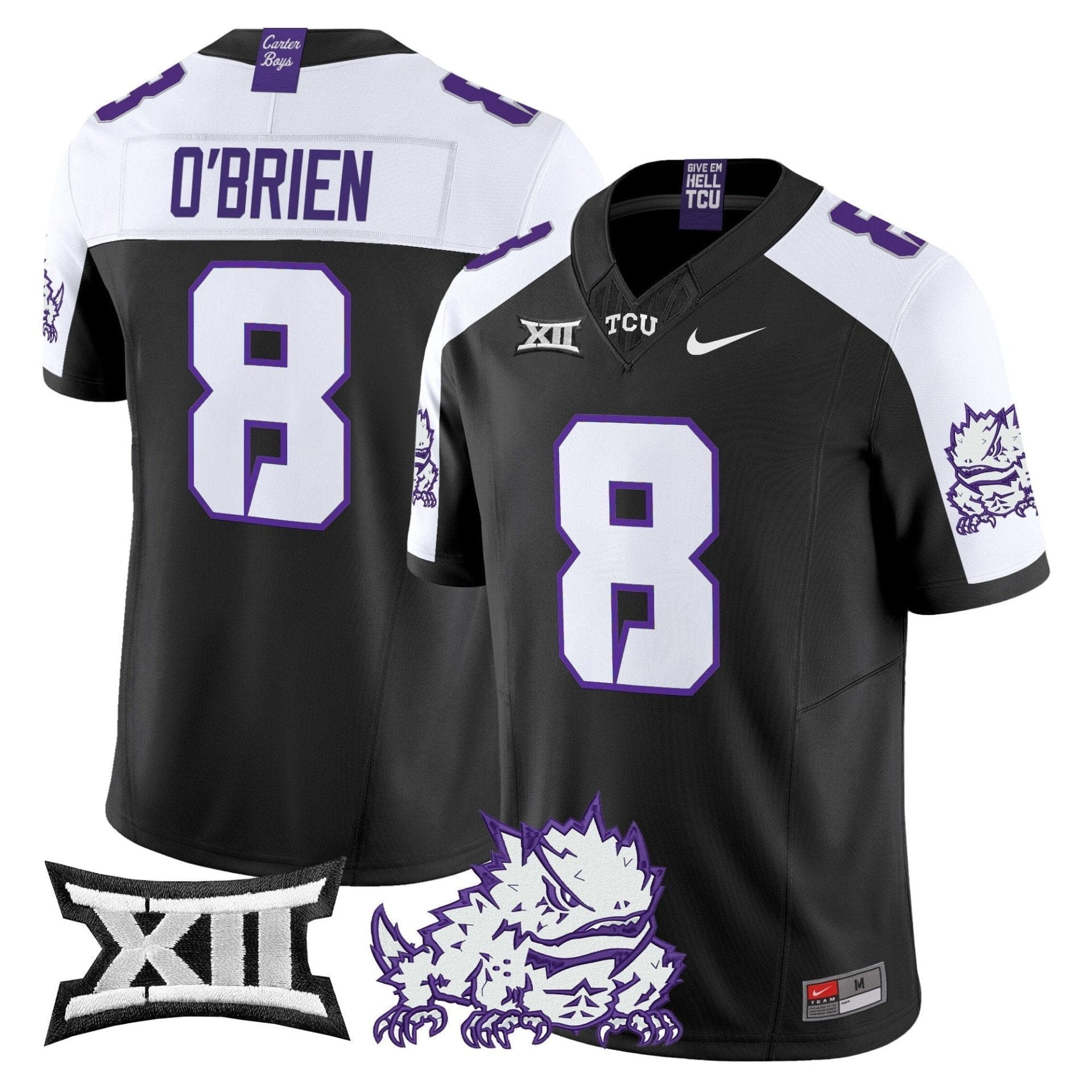 TCU Horned Frogs 2025 Vapor Limited Jersey - All stitched - Image 37