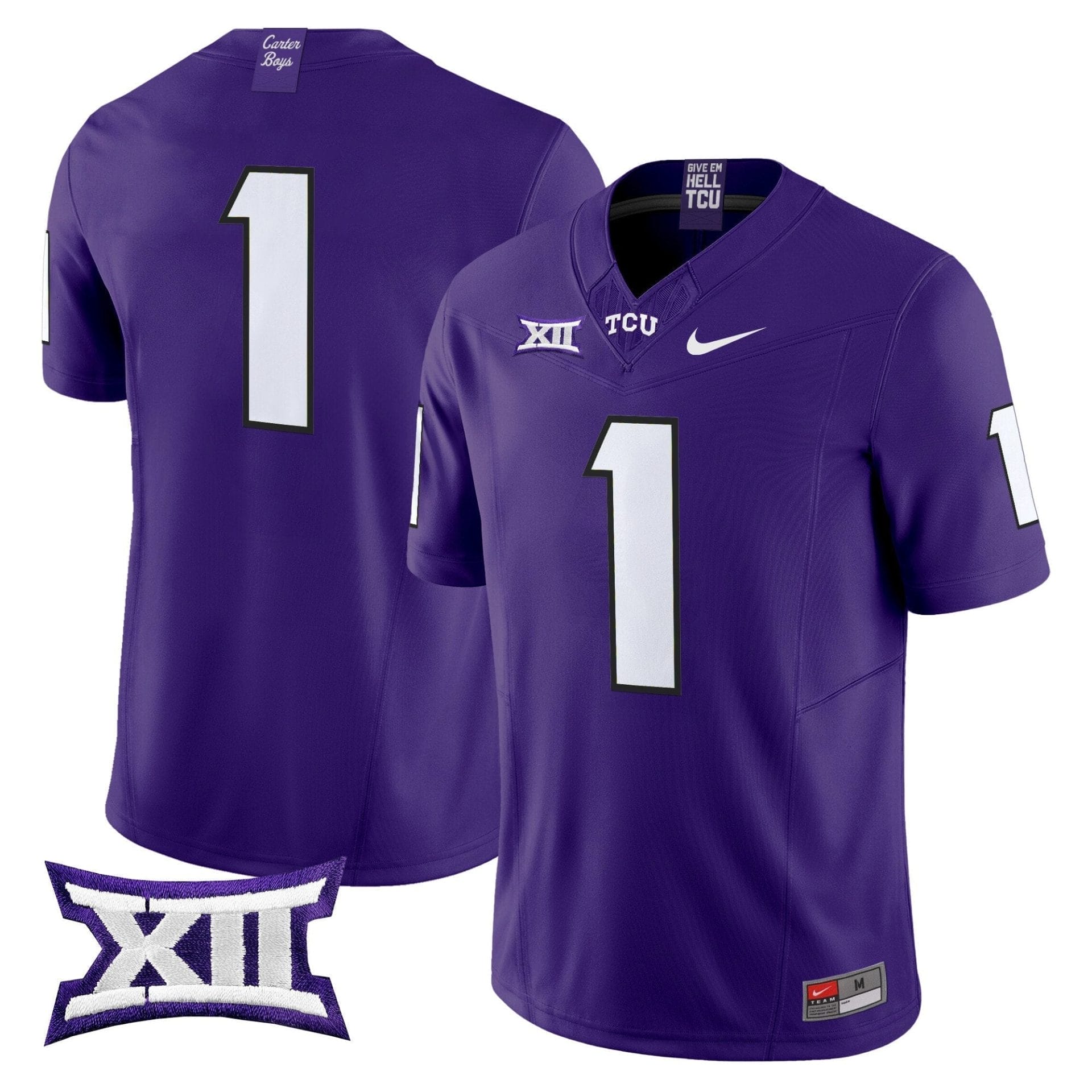 TCU Horned Frogs 2025 Vapor Limited Jersey - All stitched - Image 9
