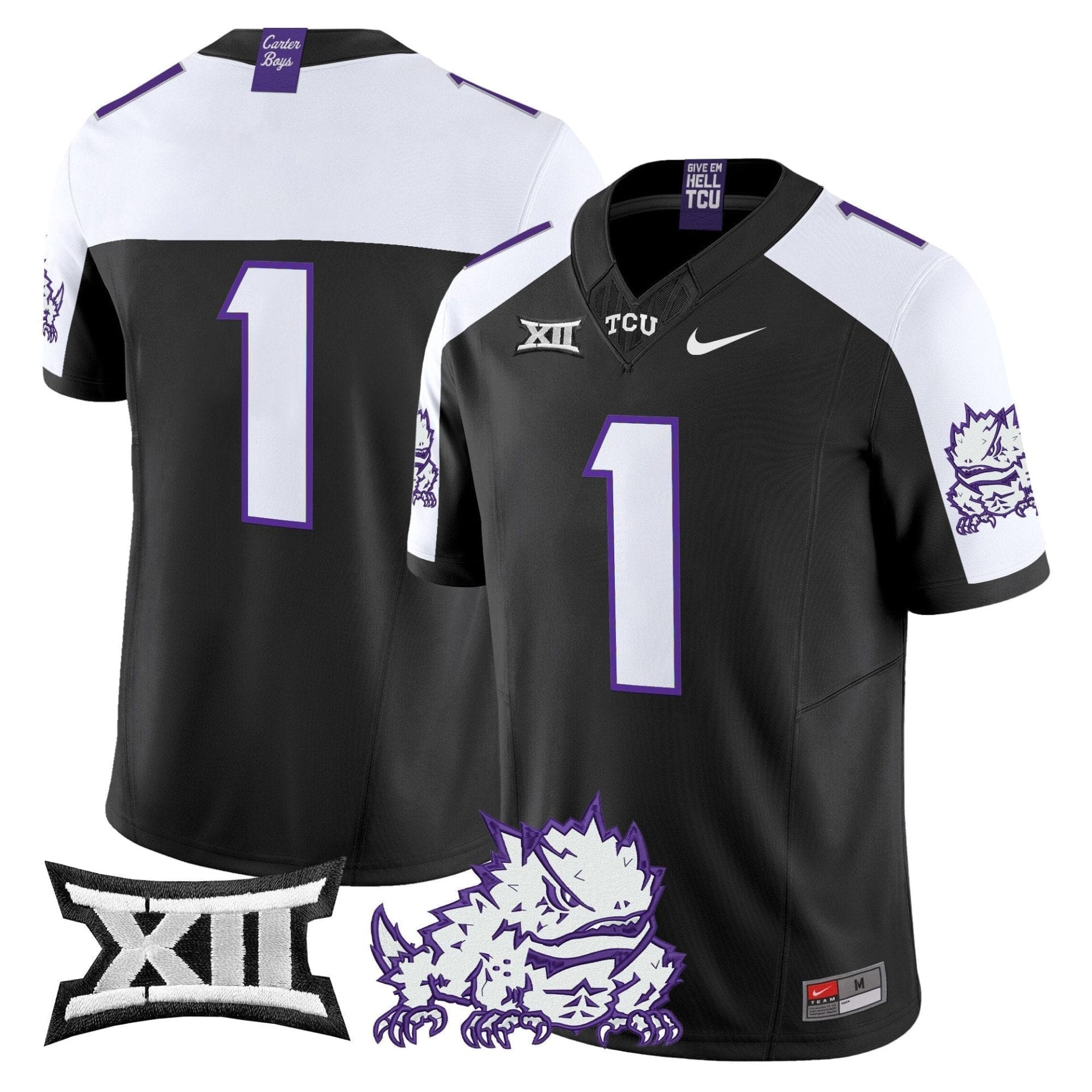 TCU Horned Frogs 2025 Vapor Limited Jersey - All stitched - Image 39