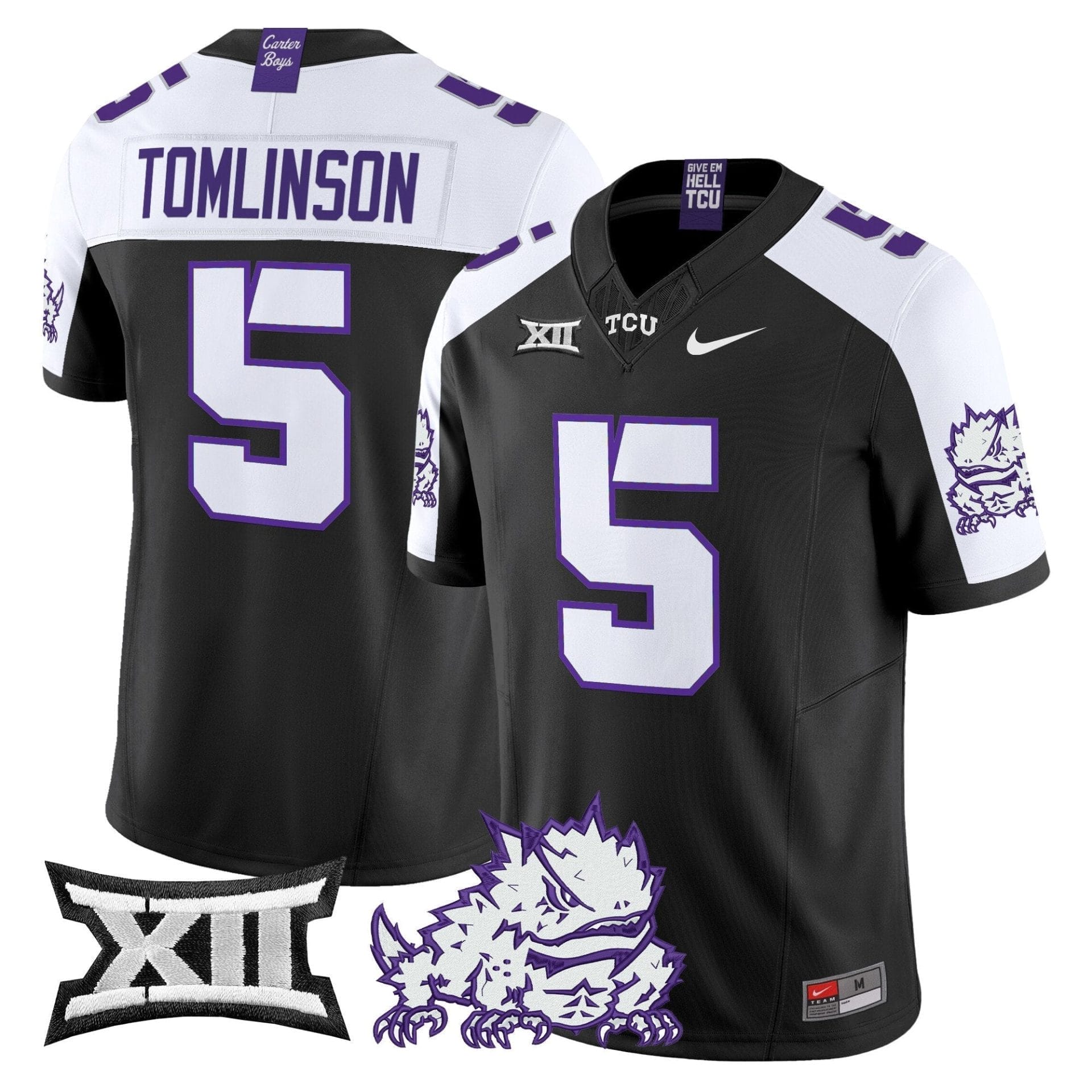 TCU Horned Frogs 2025 Vapor Limited Jersey - All stitched - Image 38