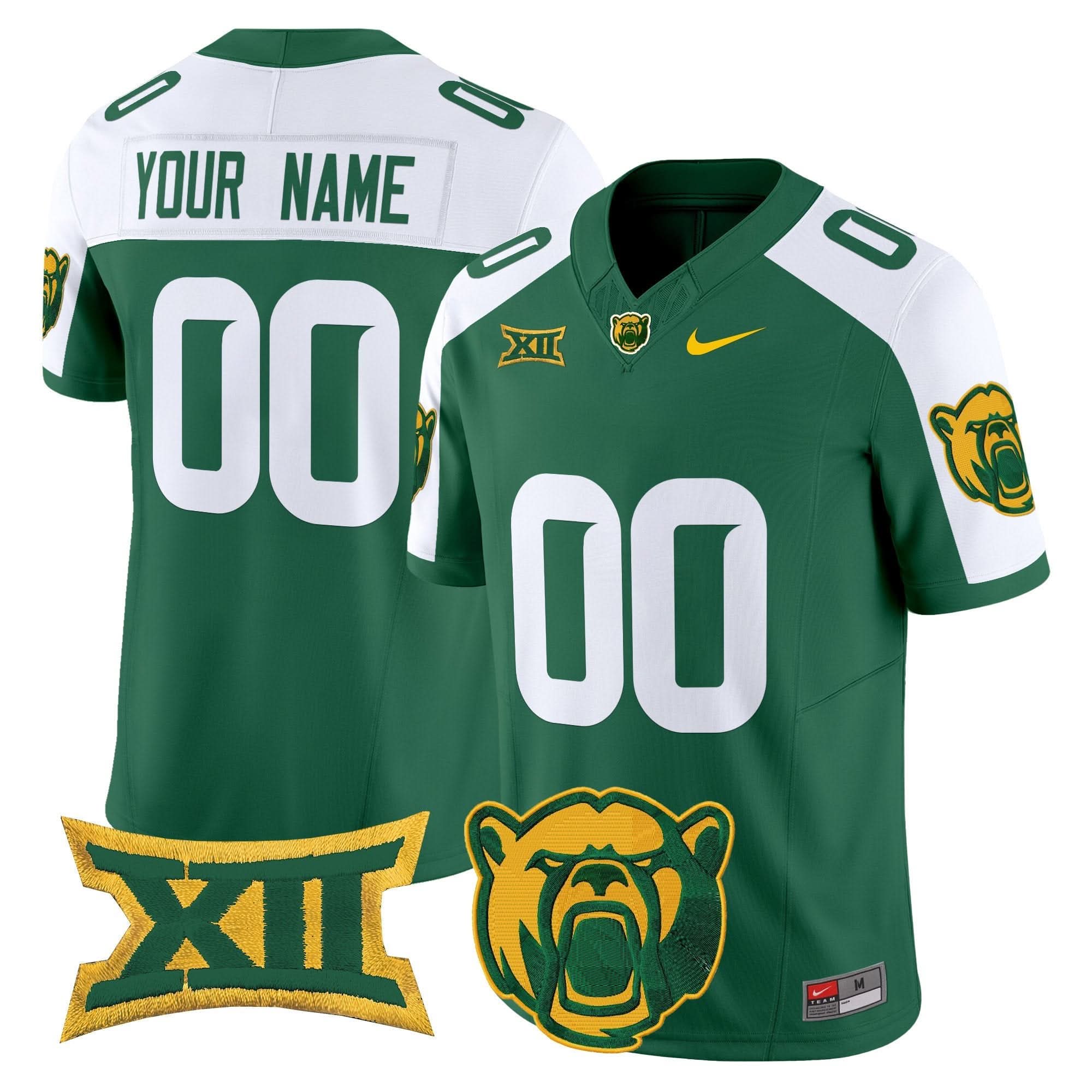 Custom Baylor Bears Jersey Name, Number 2025 Vapor Limited - All Stitched