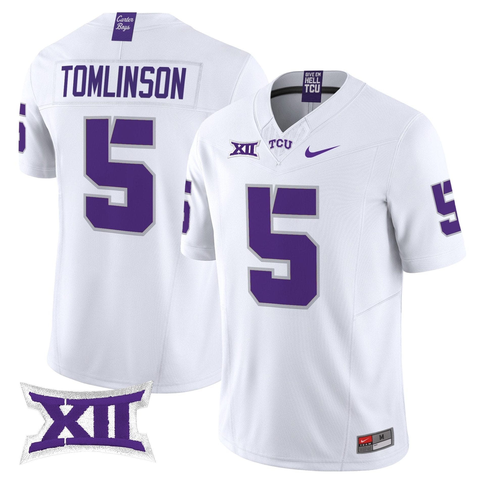 TCU Horned Frogs 2025 Vapor Limited Jersey - All stitched - Image 18
