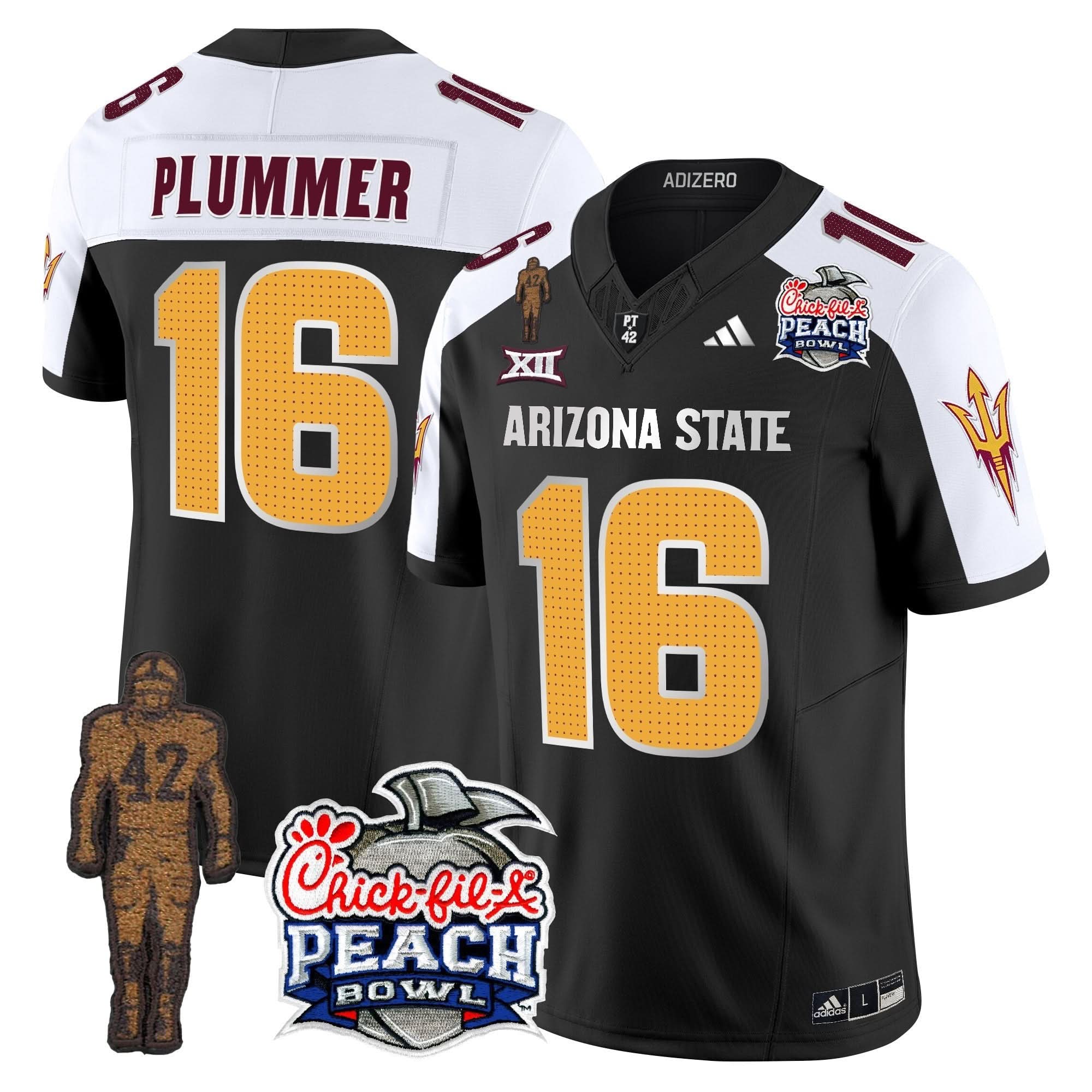 Sun Devils Pat Tillman & Peach Bowl Patch Vapor Limited Jersey V2 - All Stitched - Image 14