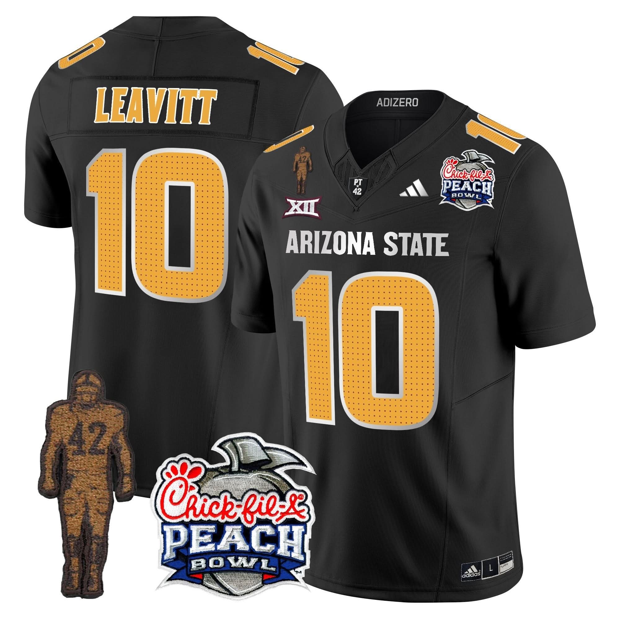Sun Devils Pat Tillman & Peach Bowl Patch Vapor Limited Jersey V2 - All Stitched - Image 37