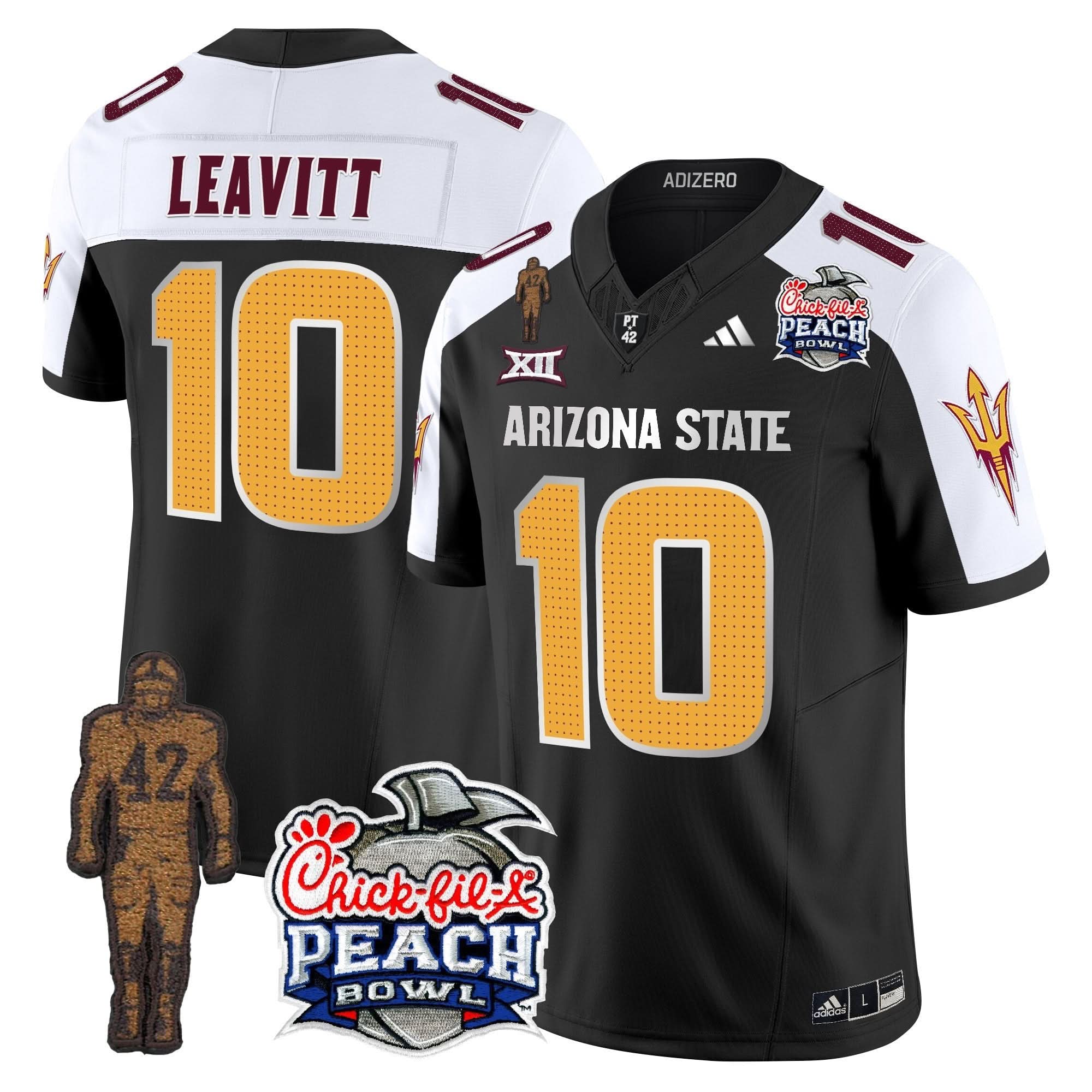 Sun Devils Pat Tillman & Peach Bowl Patch Vapor Limited Jersey V2 - All Stitched - Image 10