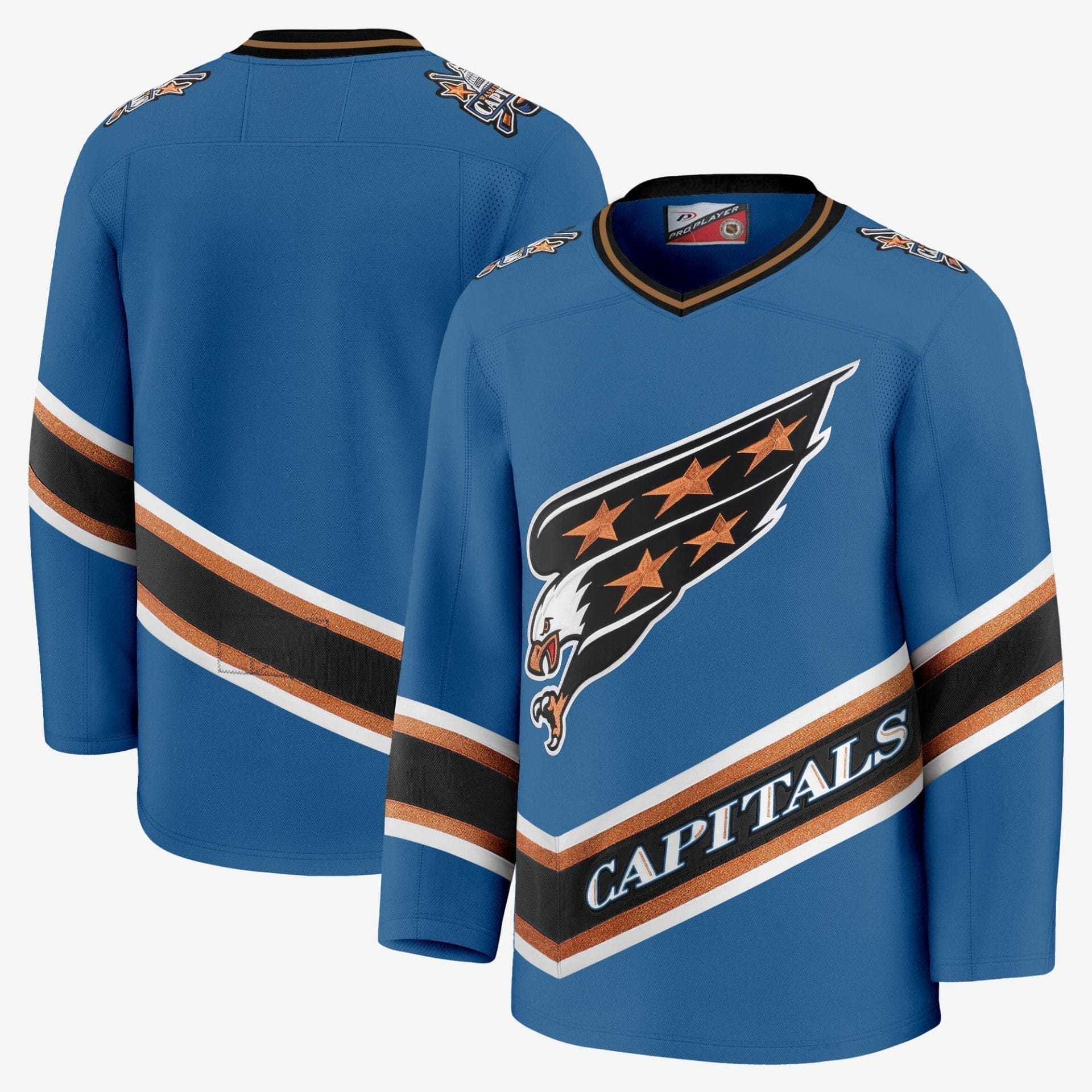 Men Washington Capitals Screaming Eagle Jersey Collection (1995-2024) - All Stitched - Image 21