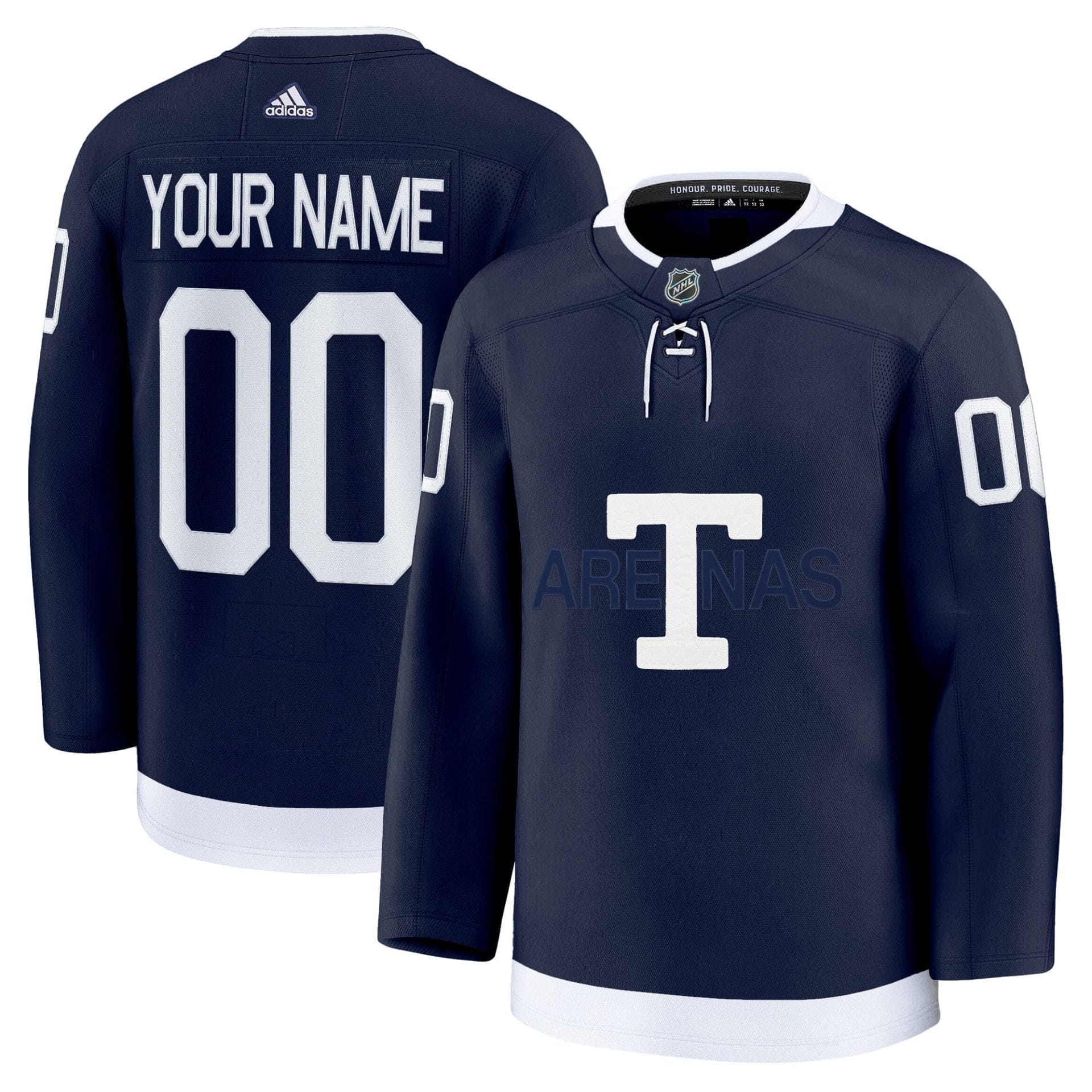 Toronto Maple Leafs Timeless Premium Custom Jersey - All Stitched - Image 3