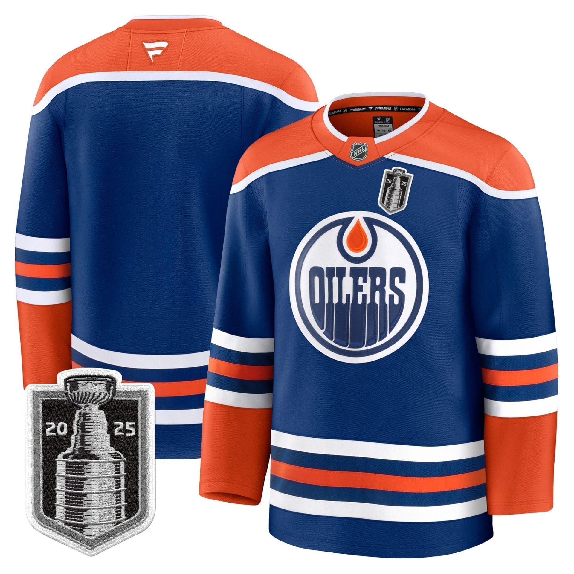 Men Edmonton Oilers 2025 Stanley Cup Final Premium Jersey - All Stitched - Image 16