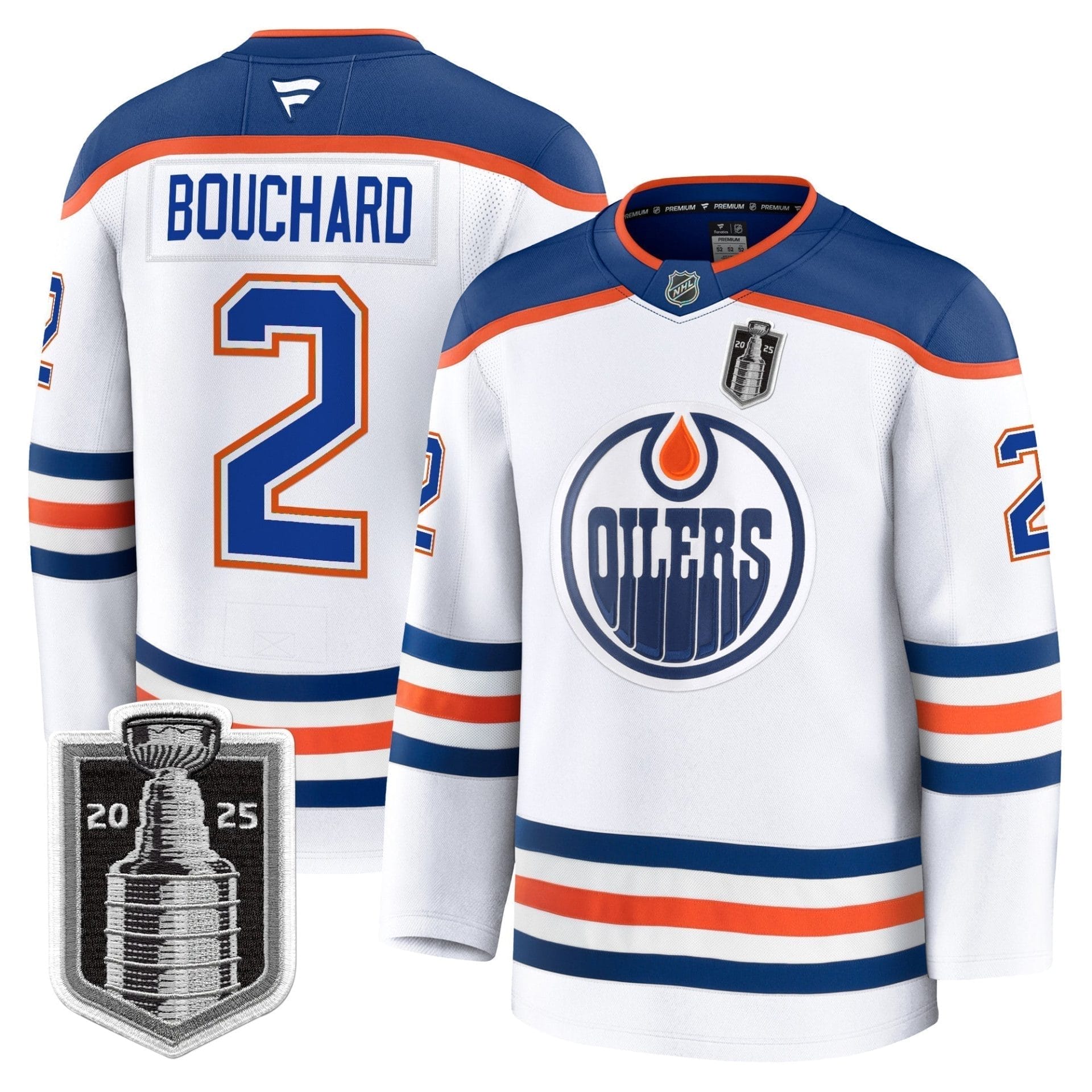 Men Edmonton Oilers 2025 Stanley Cup Final Premium Jersey - All Stitched - Image 3