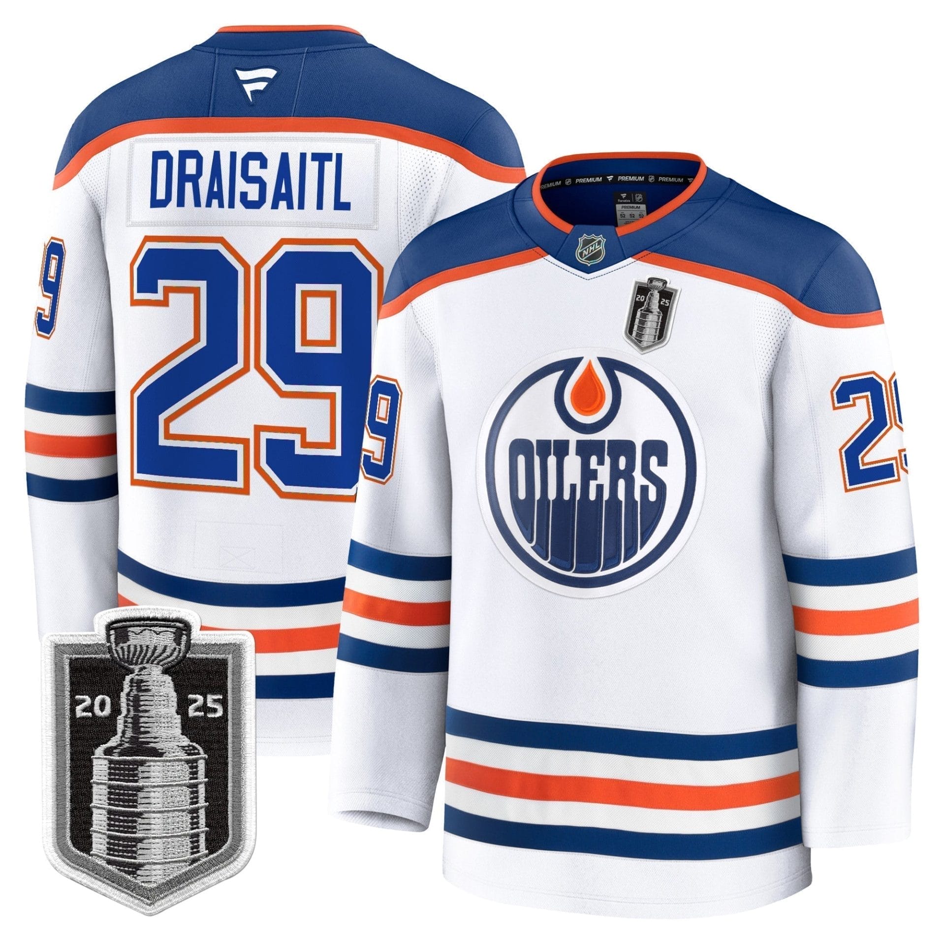 Men Edmonton Oilers 2025 Stanley Cup Final Premium Jersey - All Stitched - Image 2