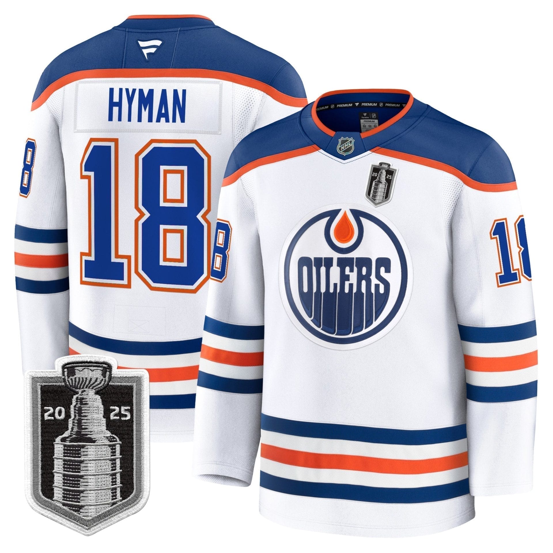 Men Edmonton Oilers 2025 Stanley Cup Final Premium Jersey - All Stitched - Image 7