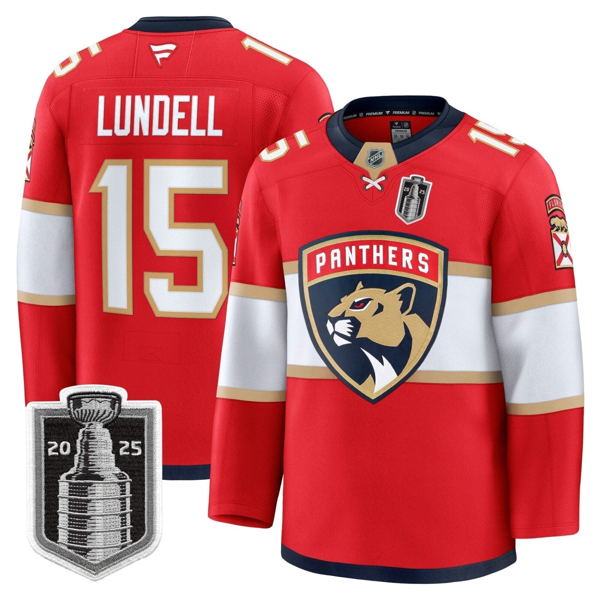 Men Florida Panthers 2025 Stanley Cup Final Premium Jersey - All Stitched - Image 7
