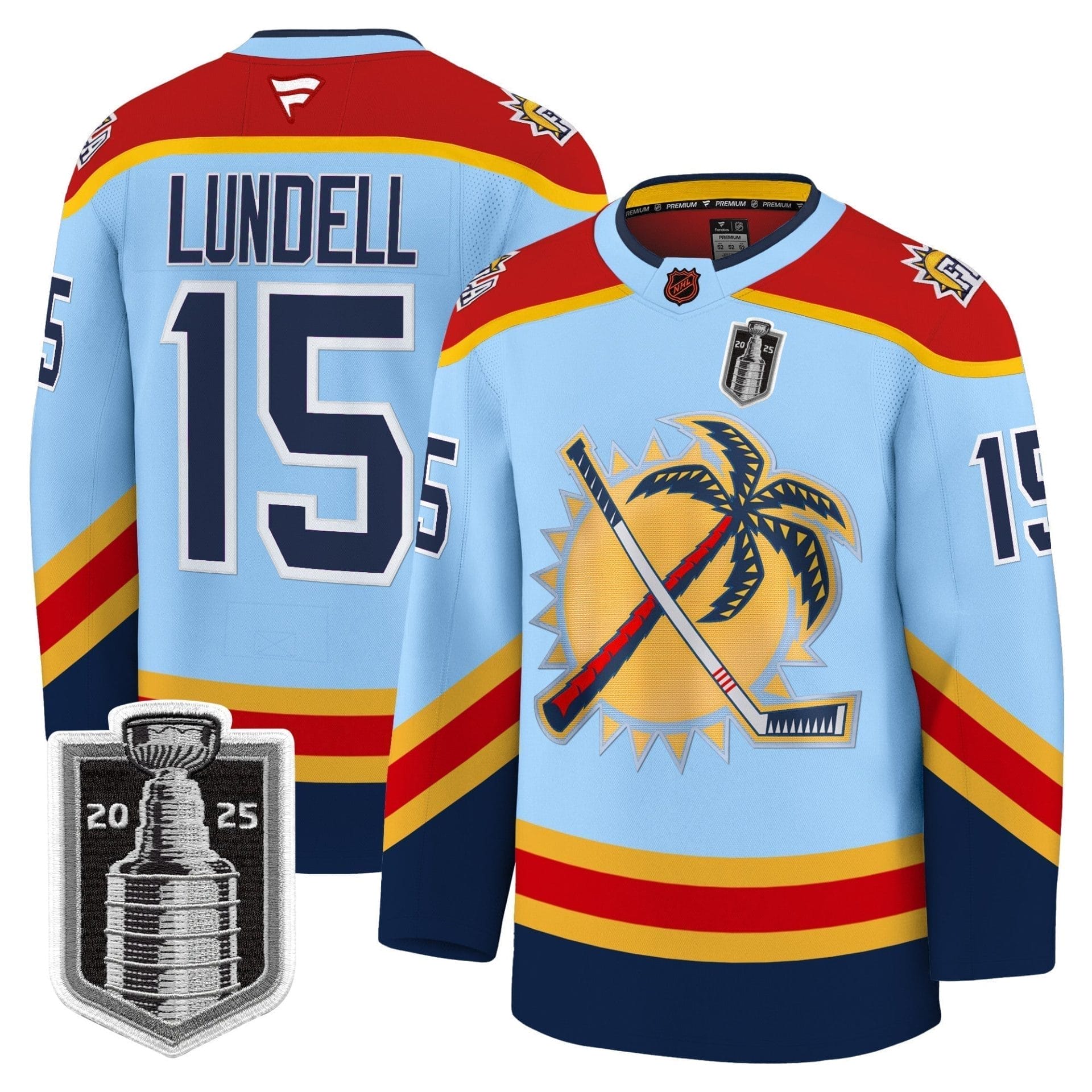 Men Florida Panthers 2025 Stanley Cup Final Premium Jersey - All Stitched - Image 16